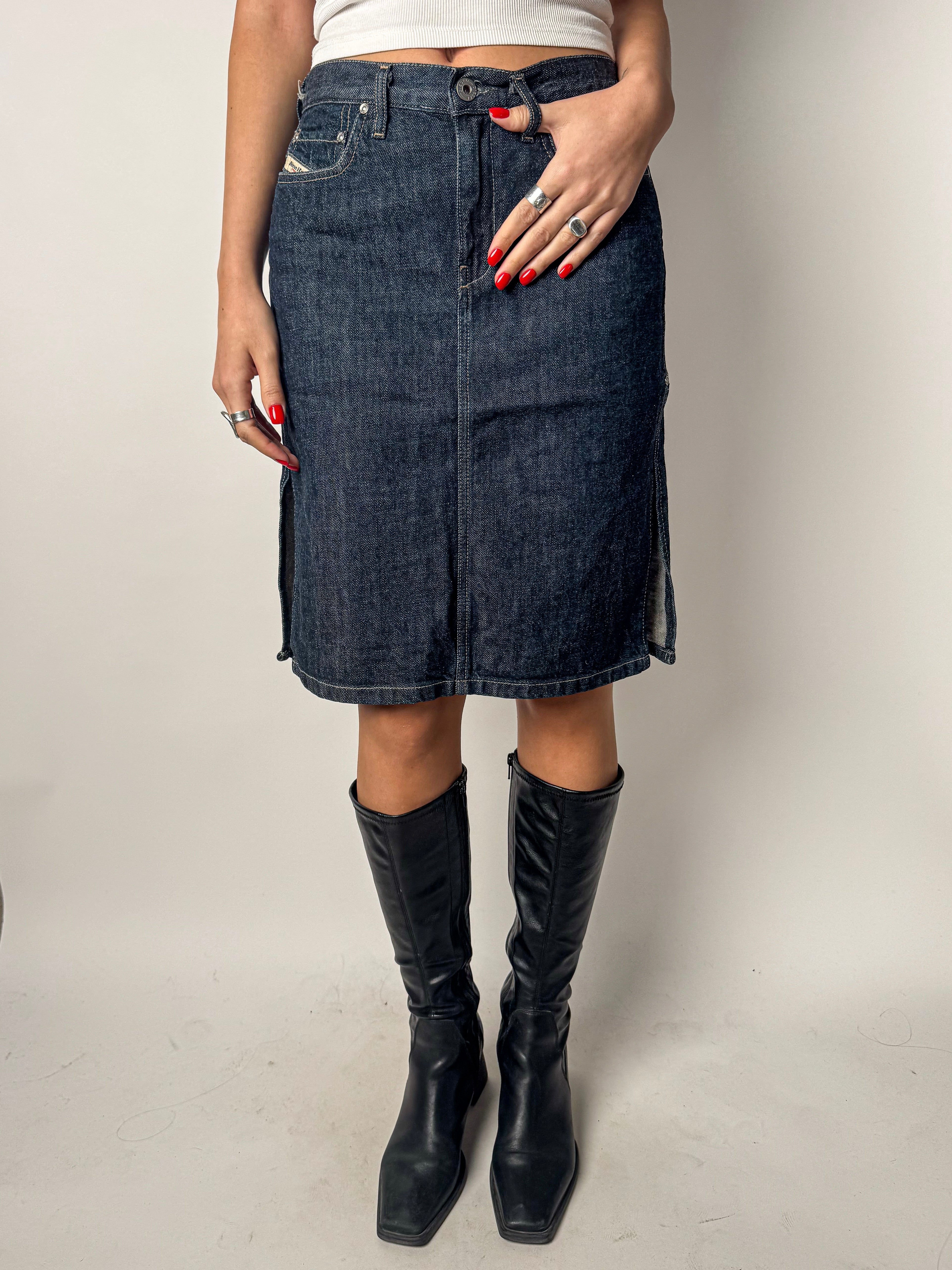 חצאית ג׳ינס מידי Diesel (34)