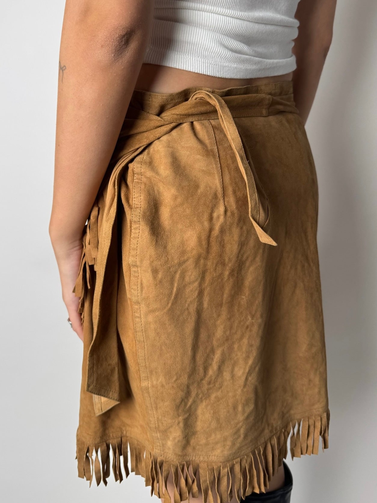 חצאית זמש מעטפת (38)