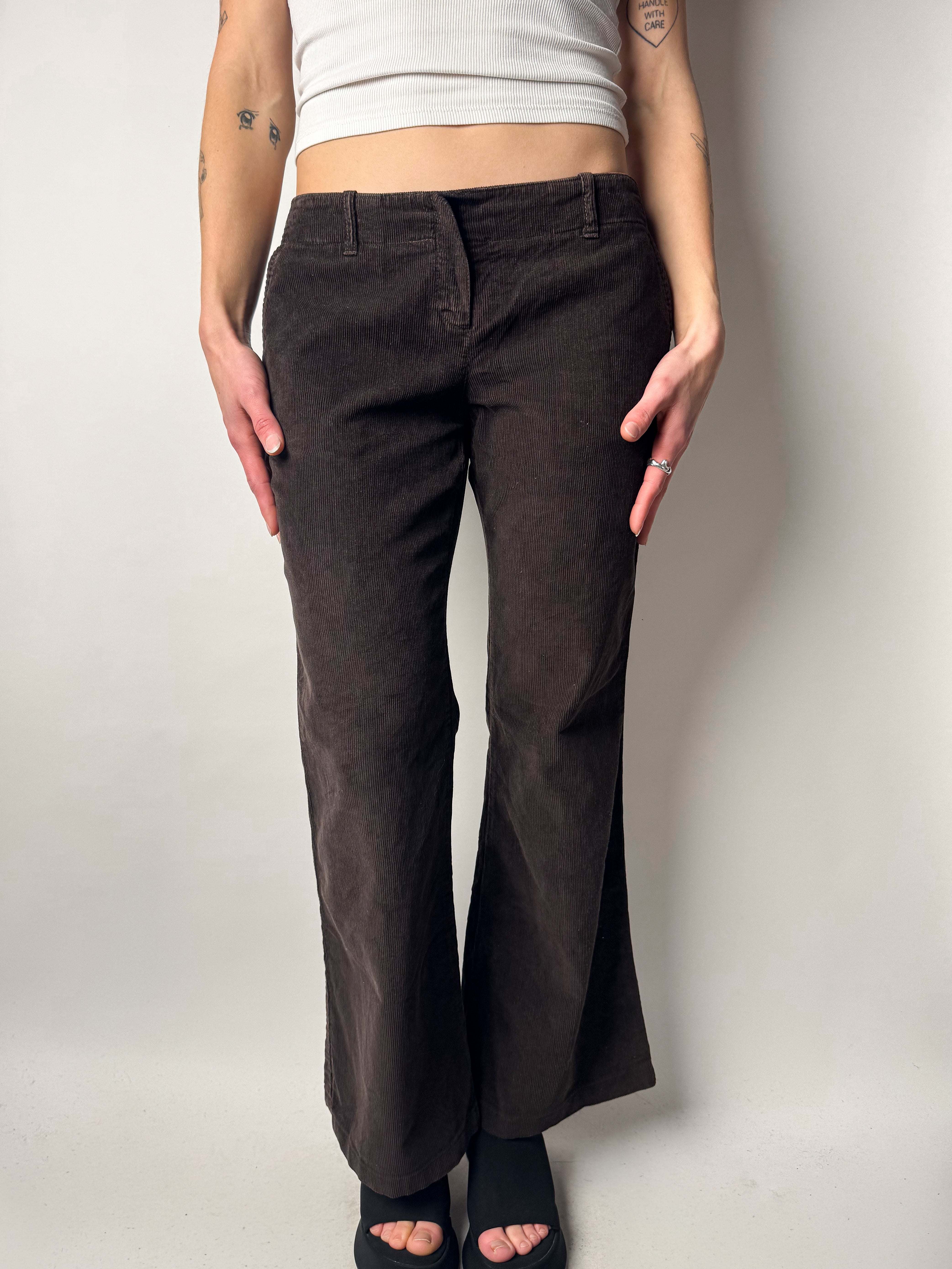 מכנסי קורדרוי חומים Onyx (36)