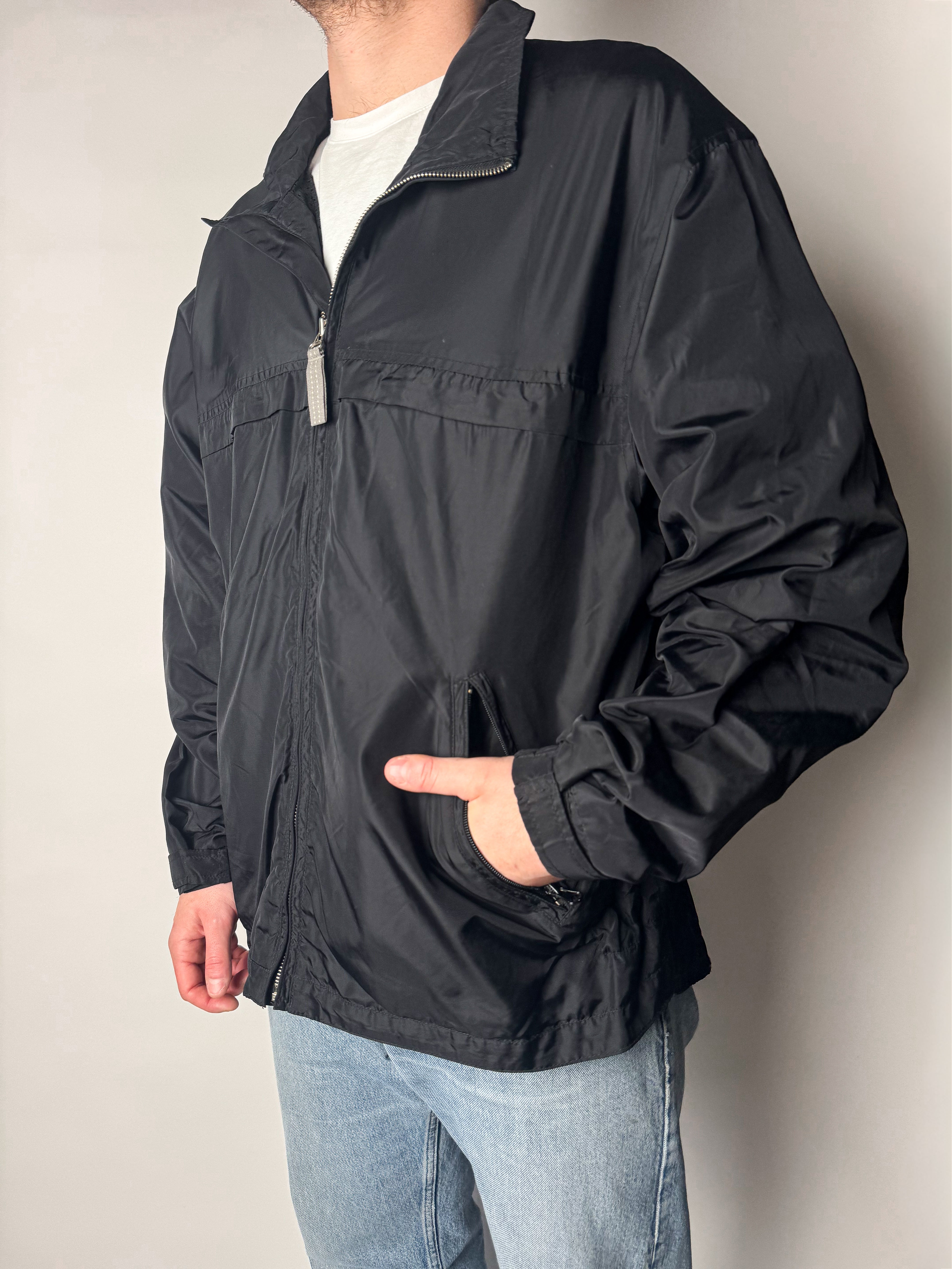 מעיל רוח שחור (XL)