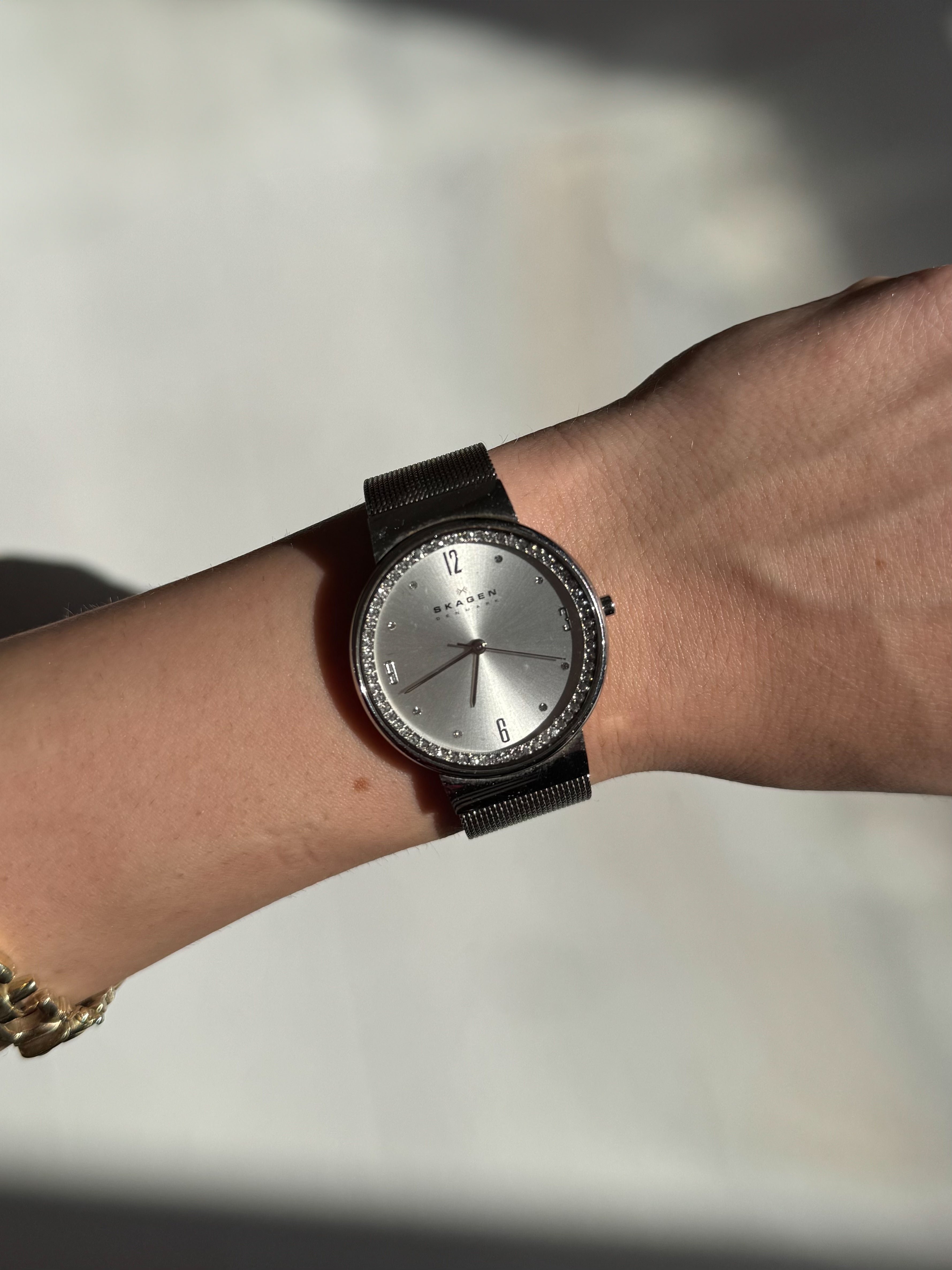 שעון וינטג׳ כסוף Skagen