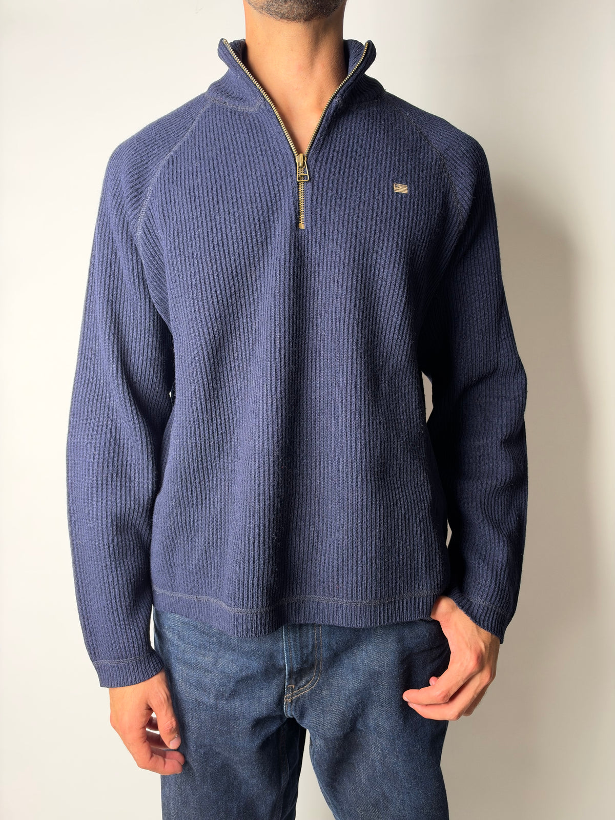 סריג שליש רוכסן Ralph Lauren (M)