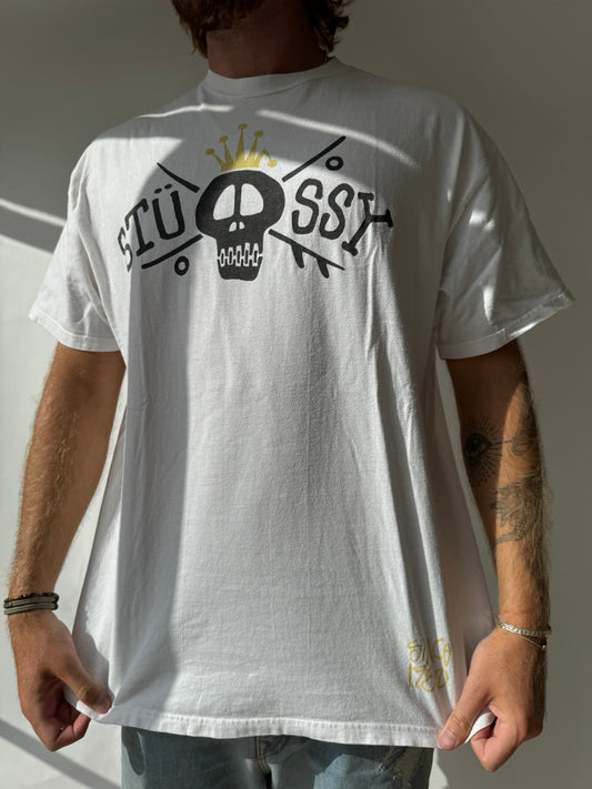 טי שרט עם הדפס Stussy (XL)