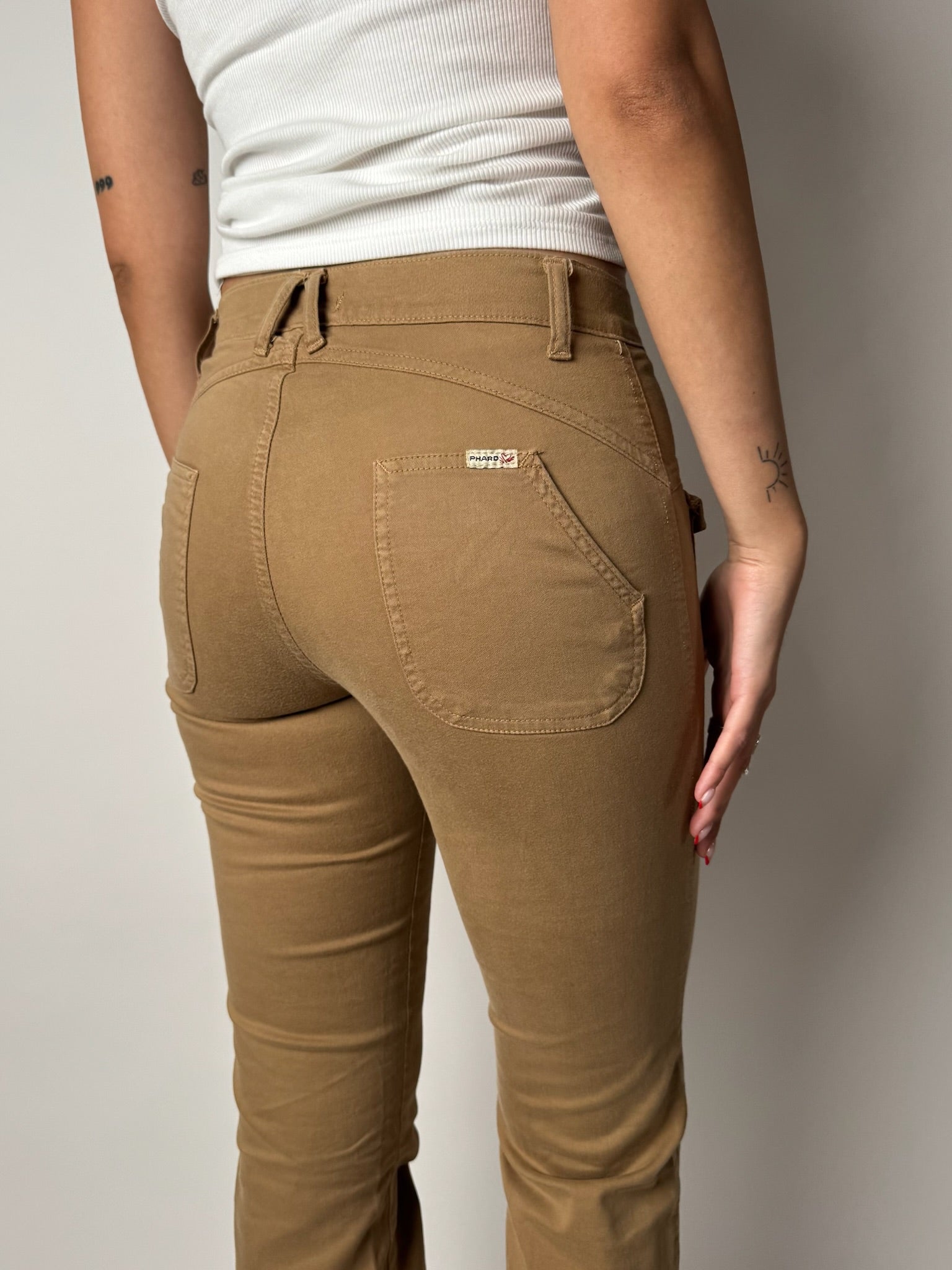 מכנסי קארגו קאמל (34)