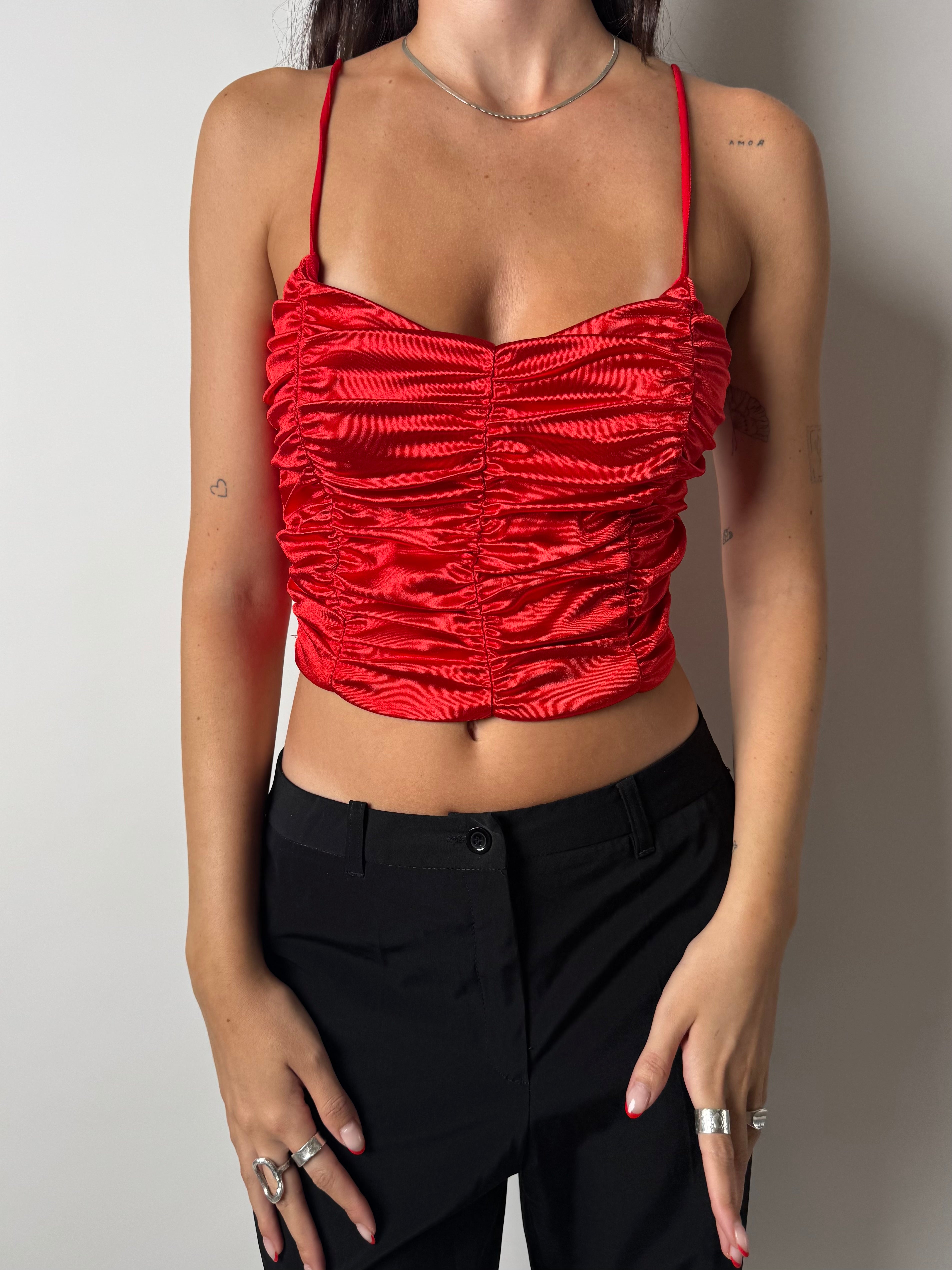 גופיית כיווצים מבריקה (S)