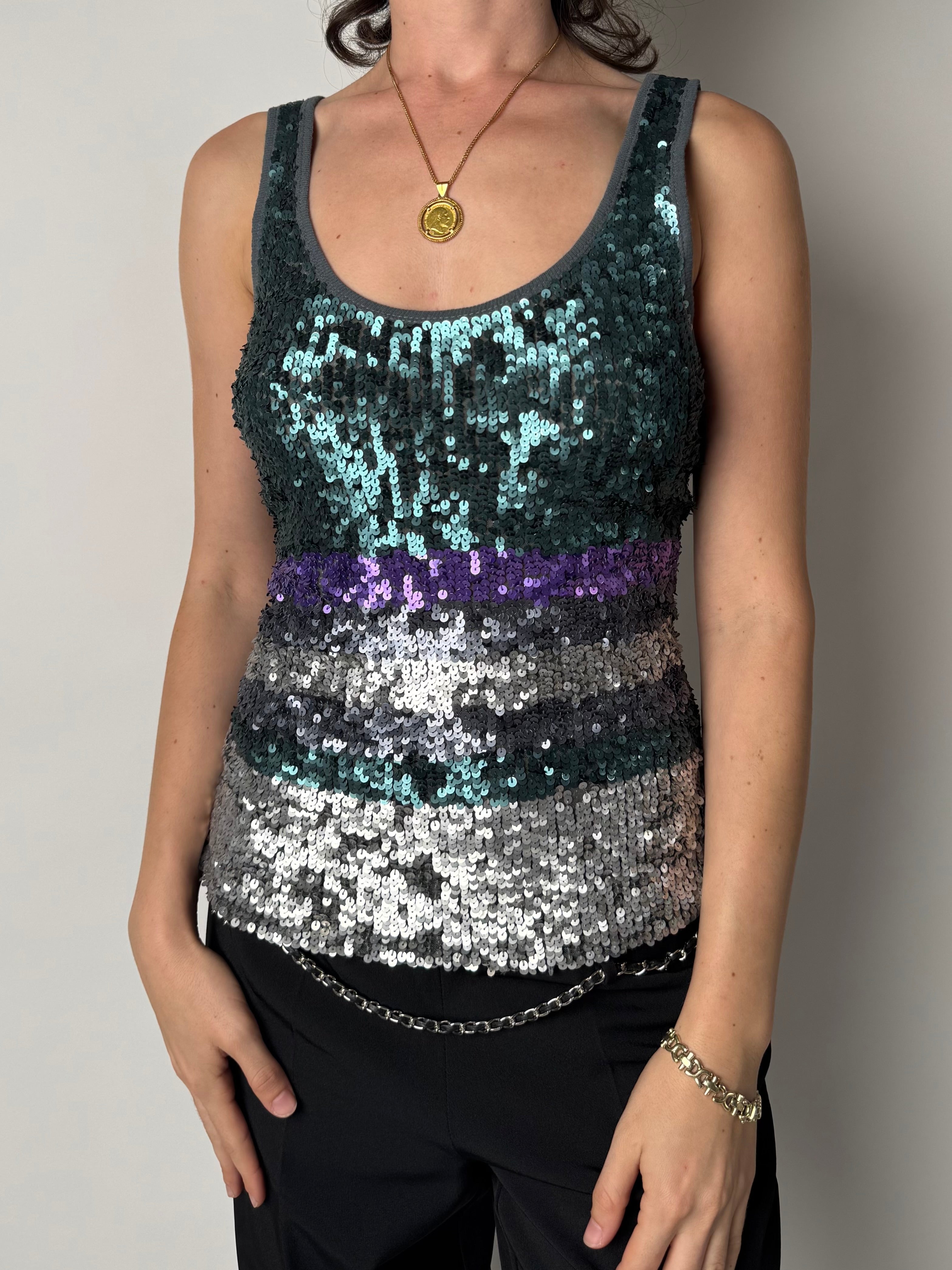 גופיית פייטים Max&Co (S-M)