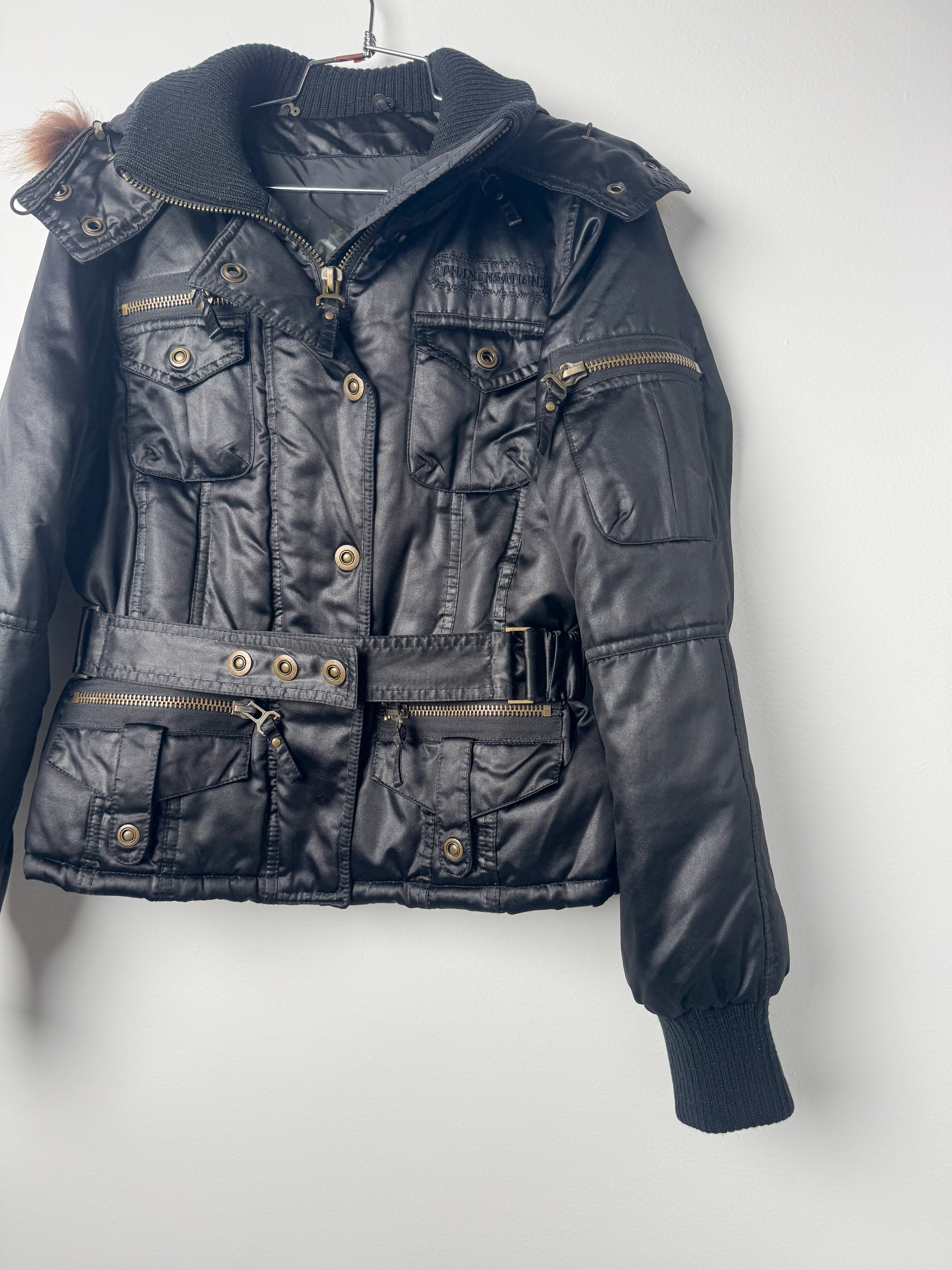 מעיל פוף שחור Phard (S)