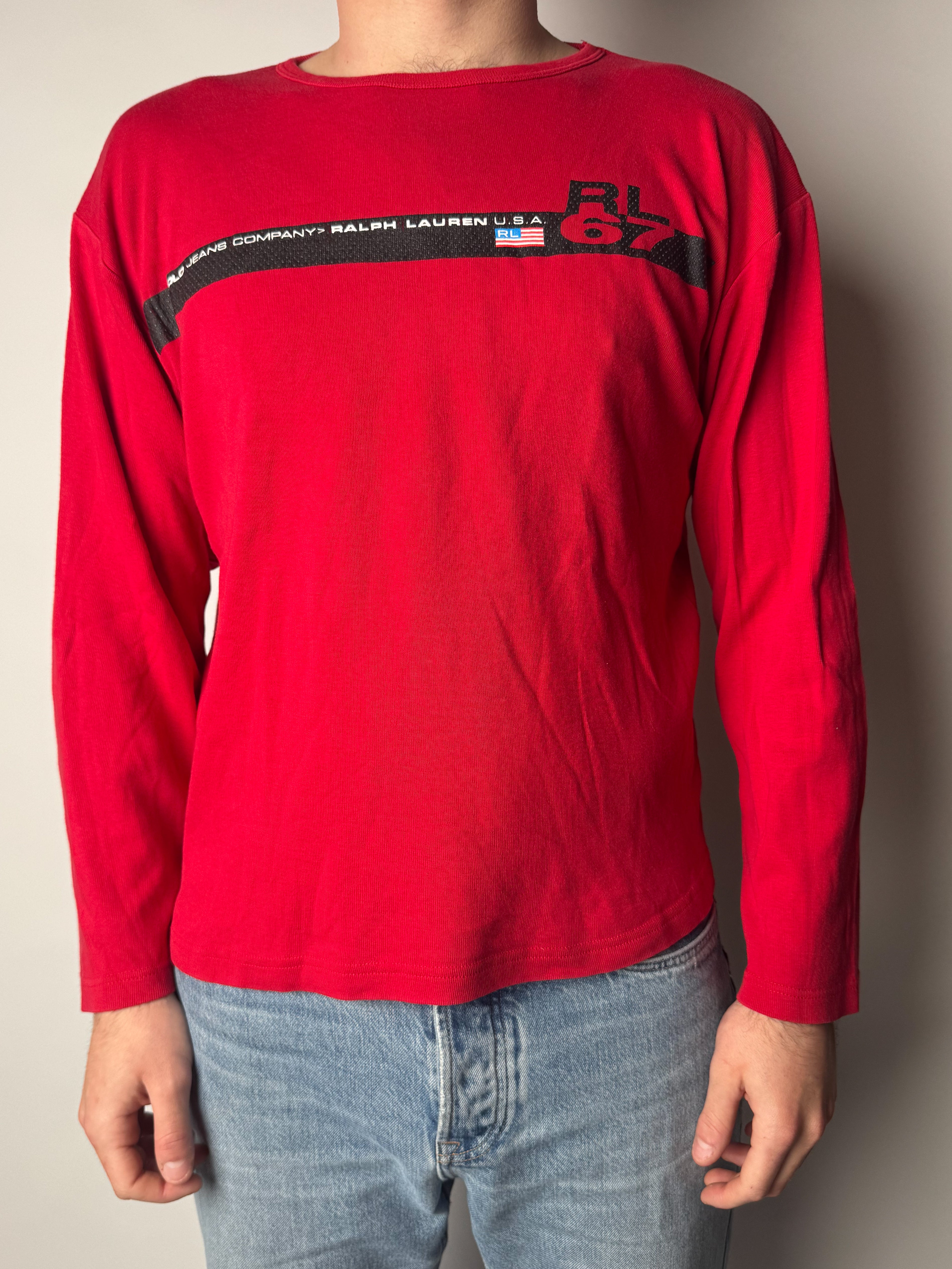 טי שרט ארוכה Polo Ralph Lauren (M)