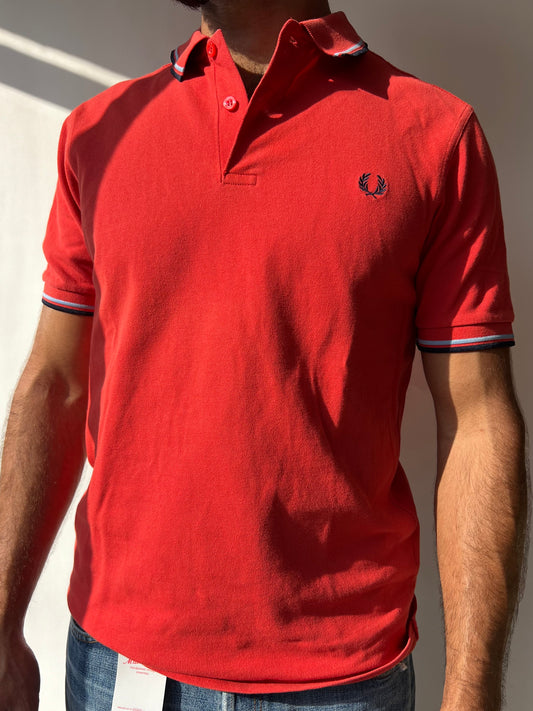 חולצת פולו כתומה Fred Perry (L)