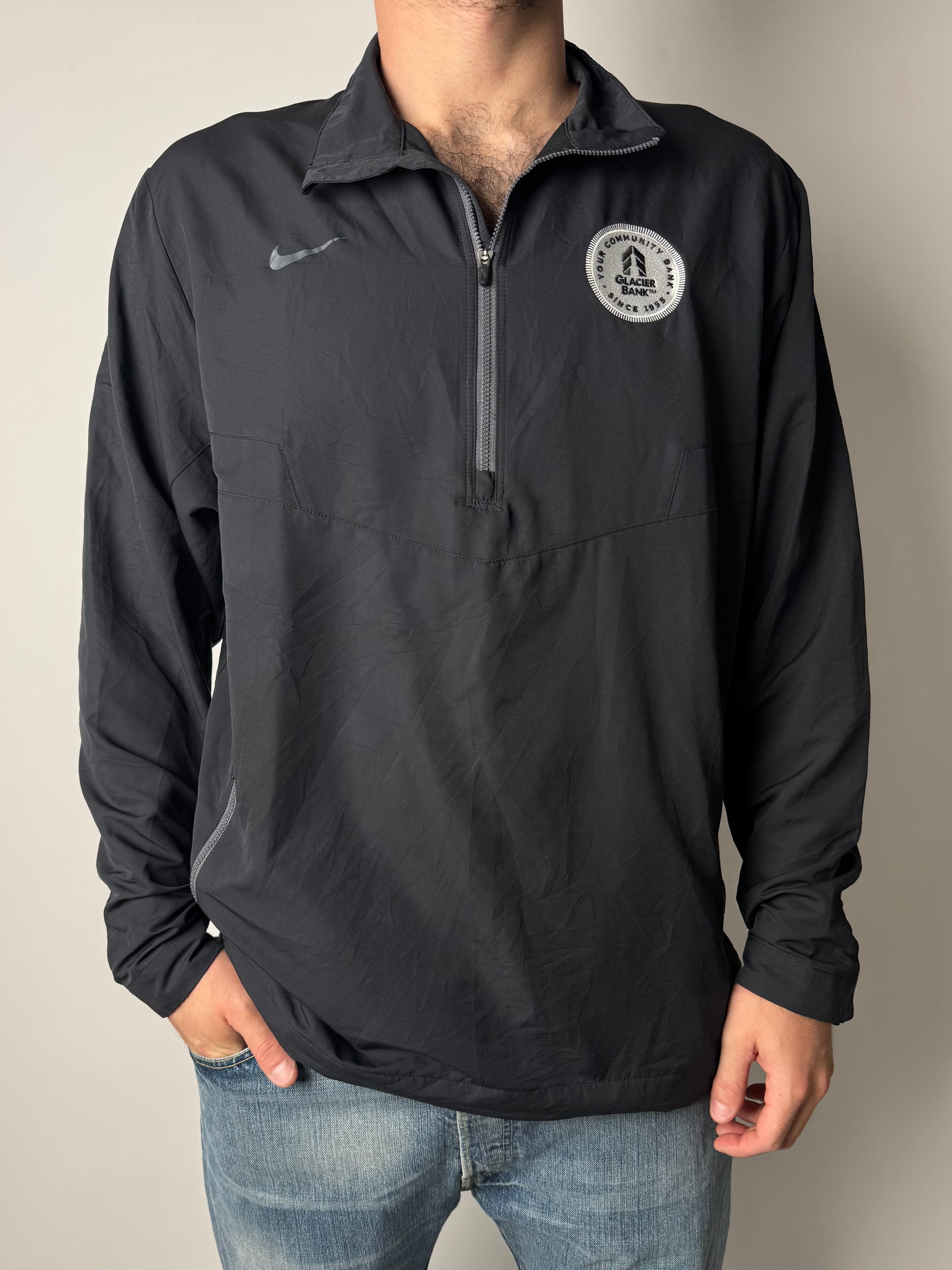 ג׳קט ספורט שליש רוכסן Nike (L)