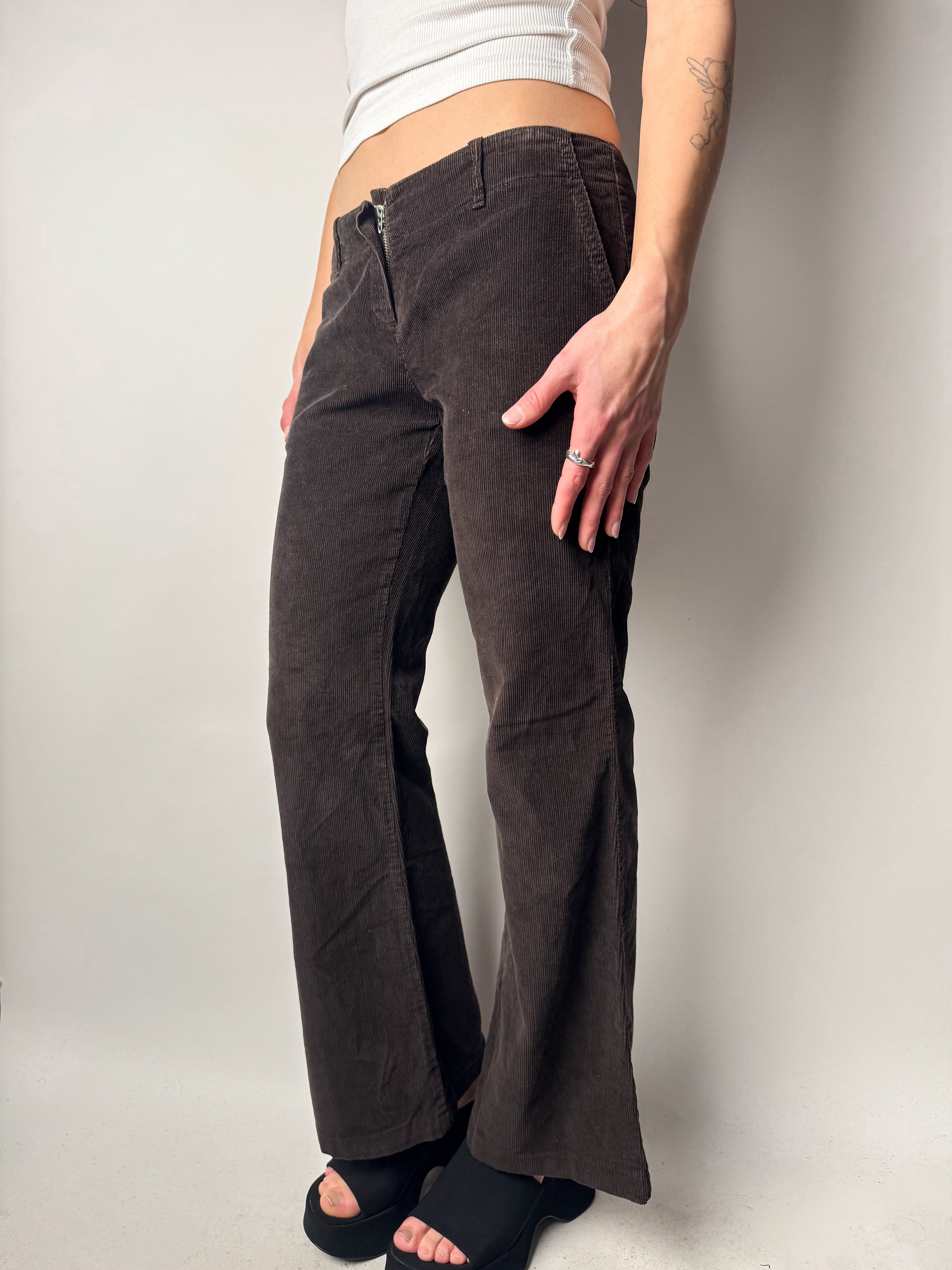 מכנסי קורדרוי חומים Onyx (36)