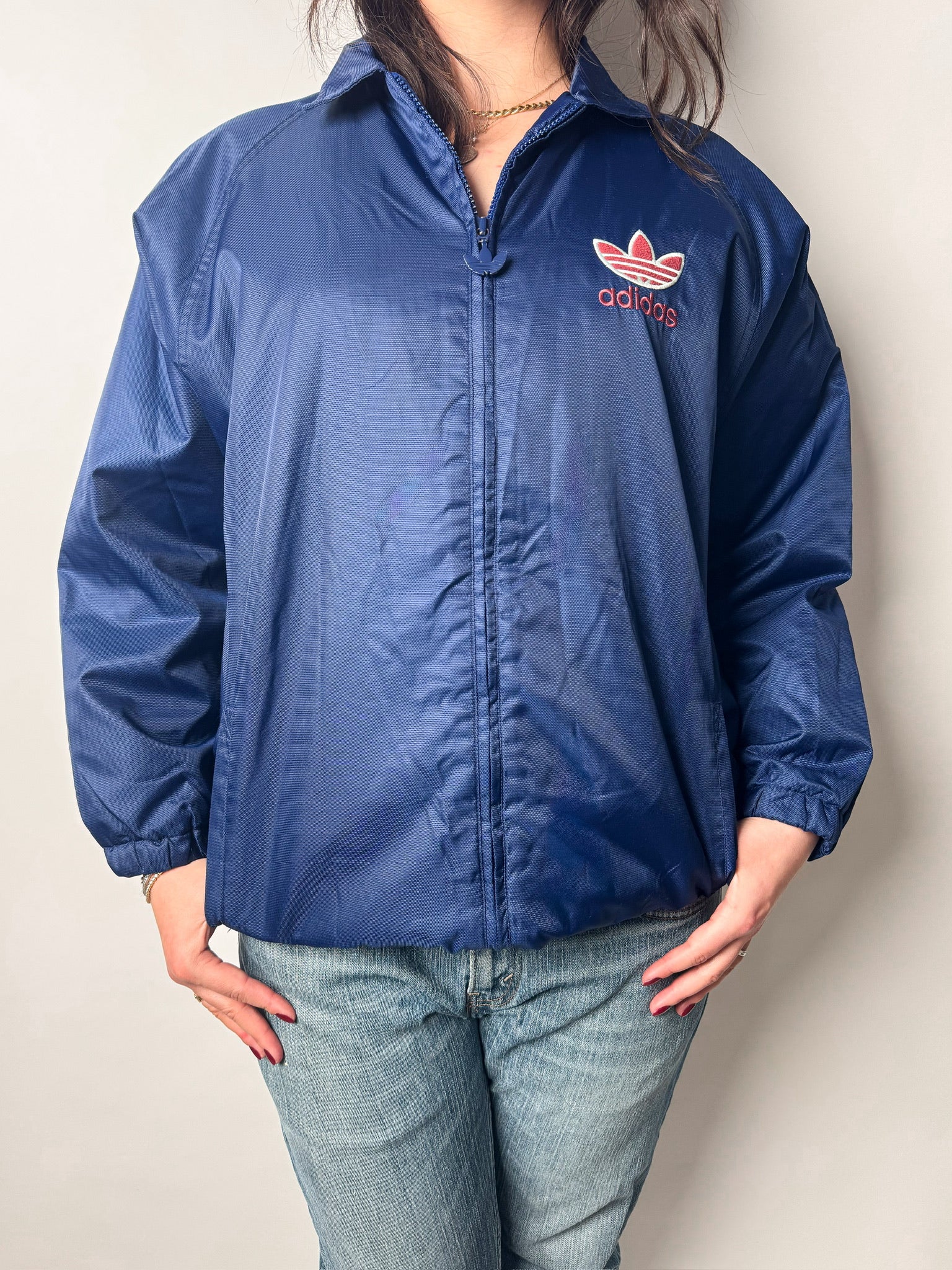 מעיל כחול Adidas (L)