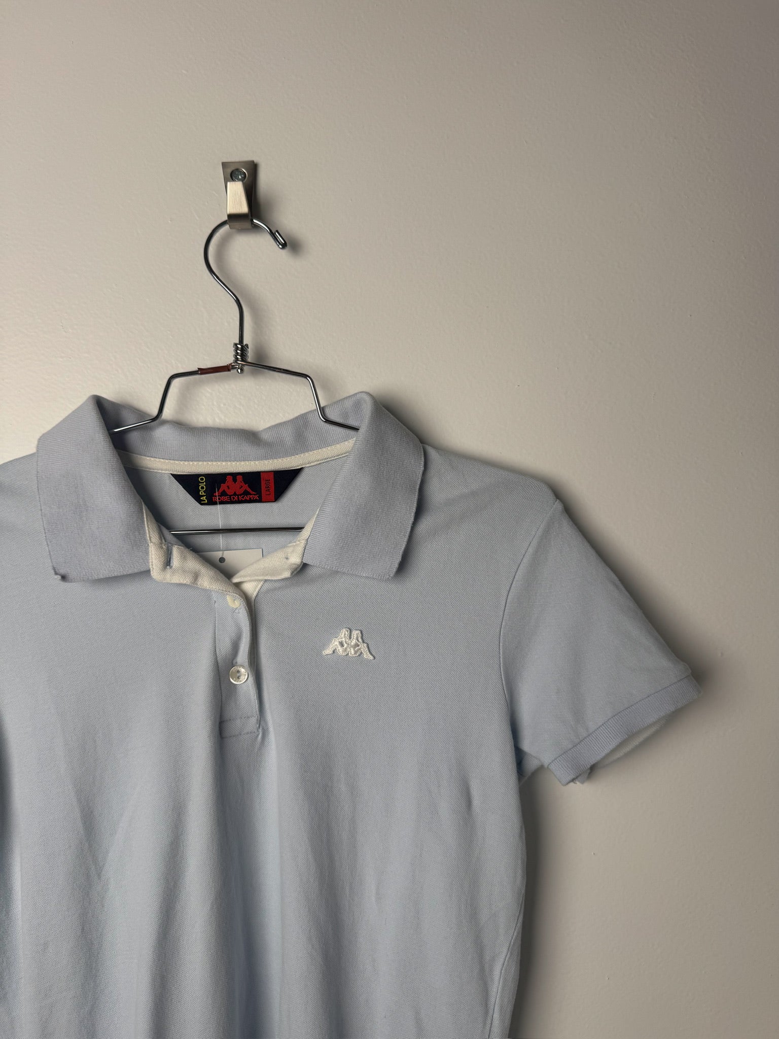 חולצה פולו תכלת Kappa (M)