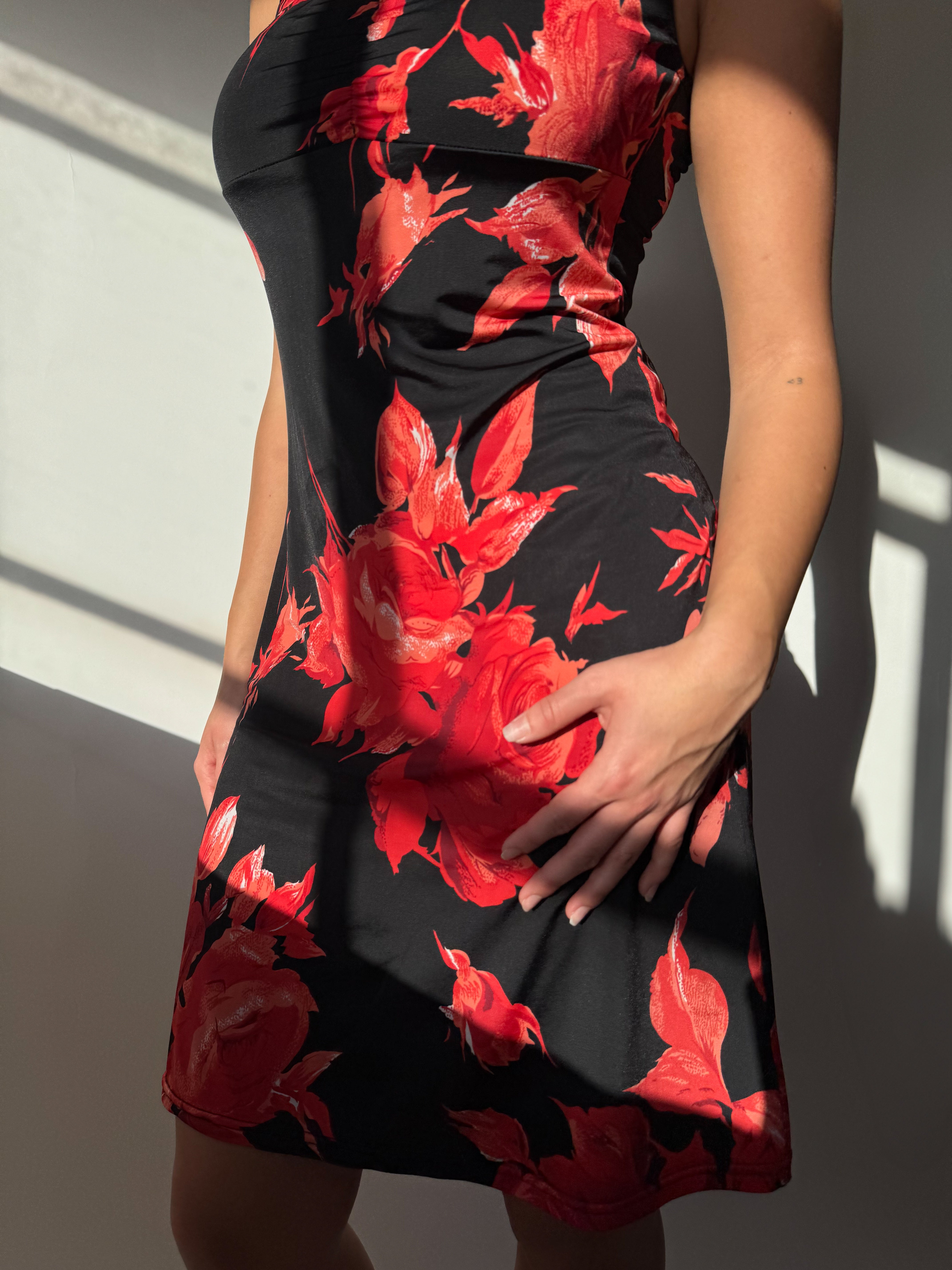 שמלת מיני פרחונית (M)