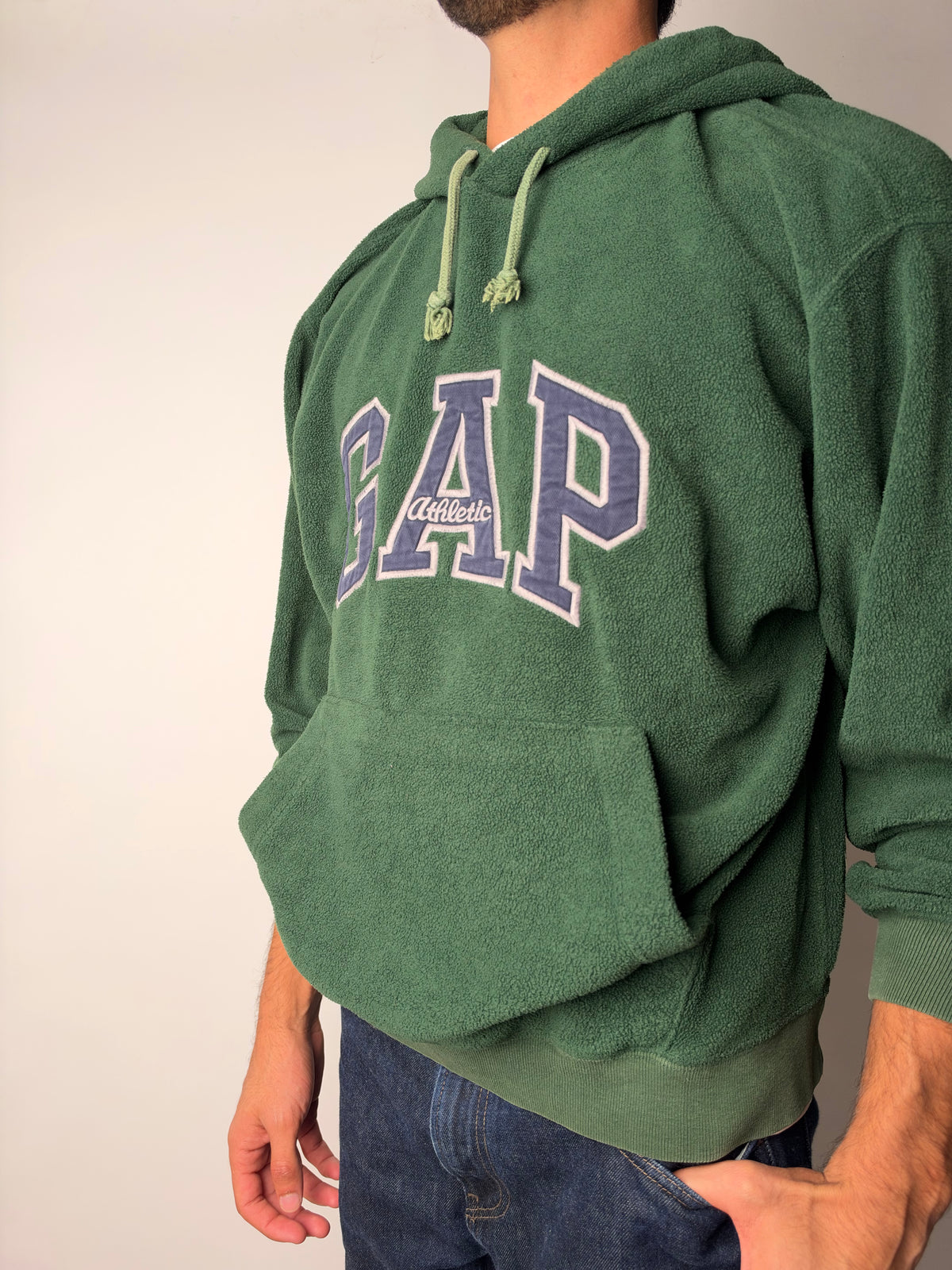 פליז לוגו ירוק Gap (M)