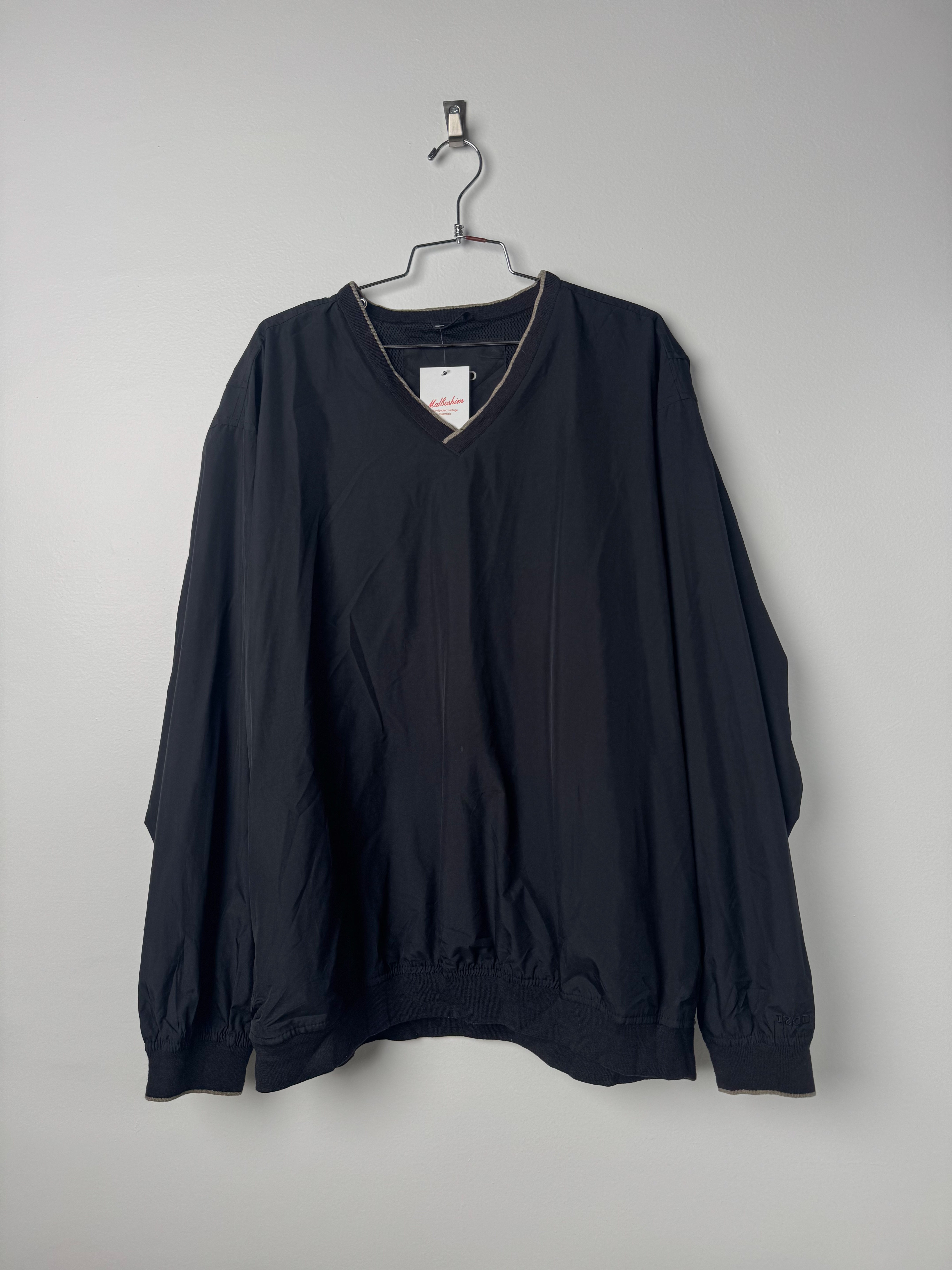 סווטשרט ניילון שחור (XL)