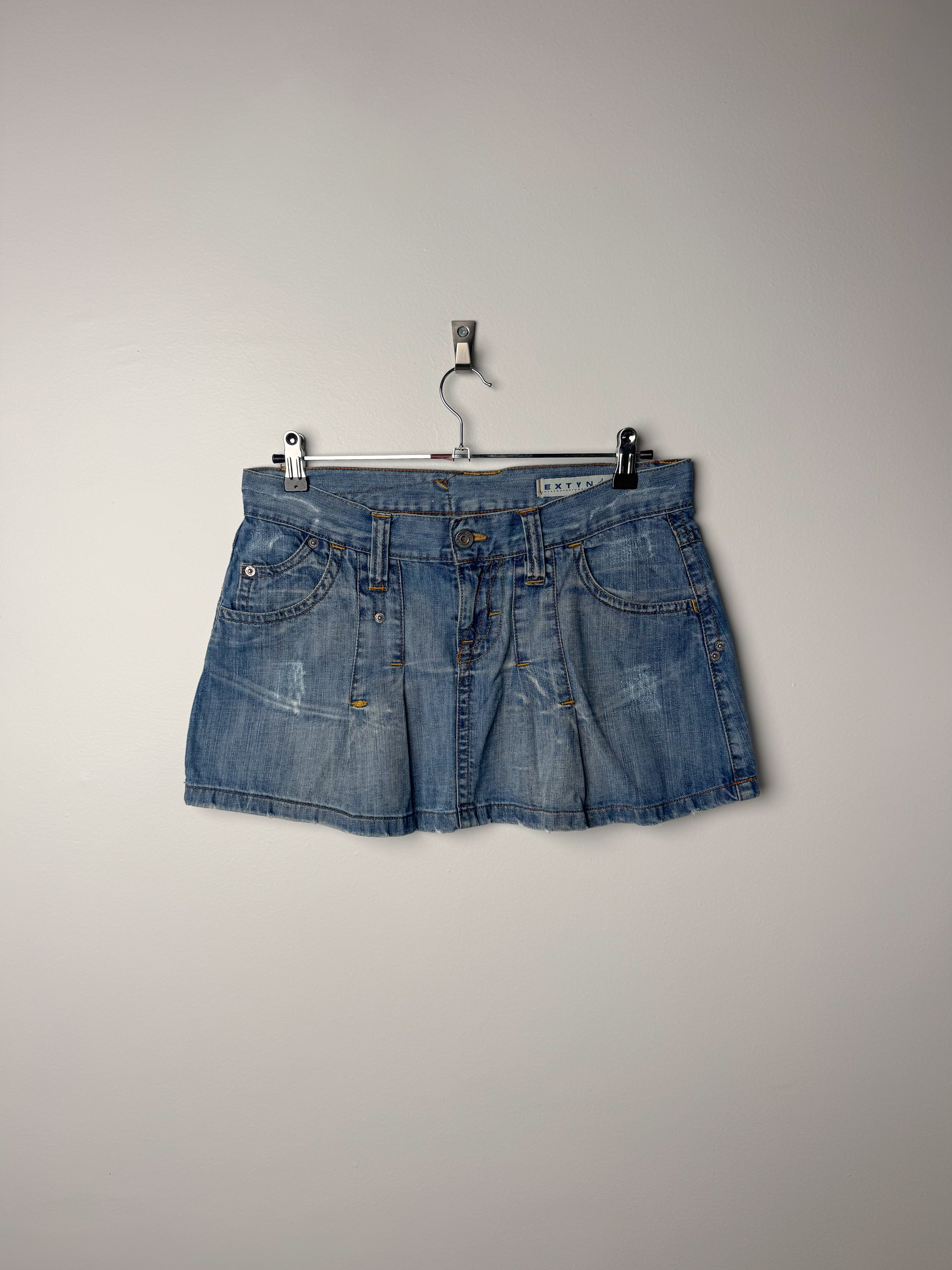 חצאית ג׳ינס מיני (38-40)