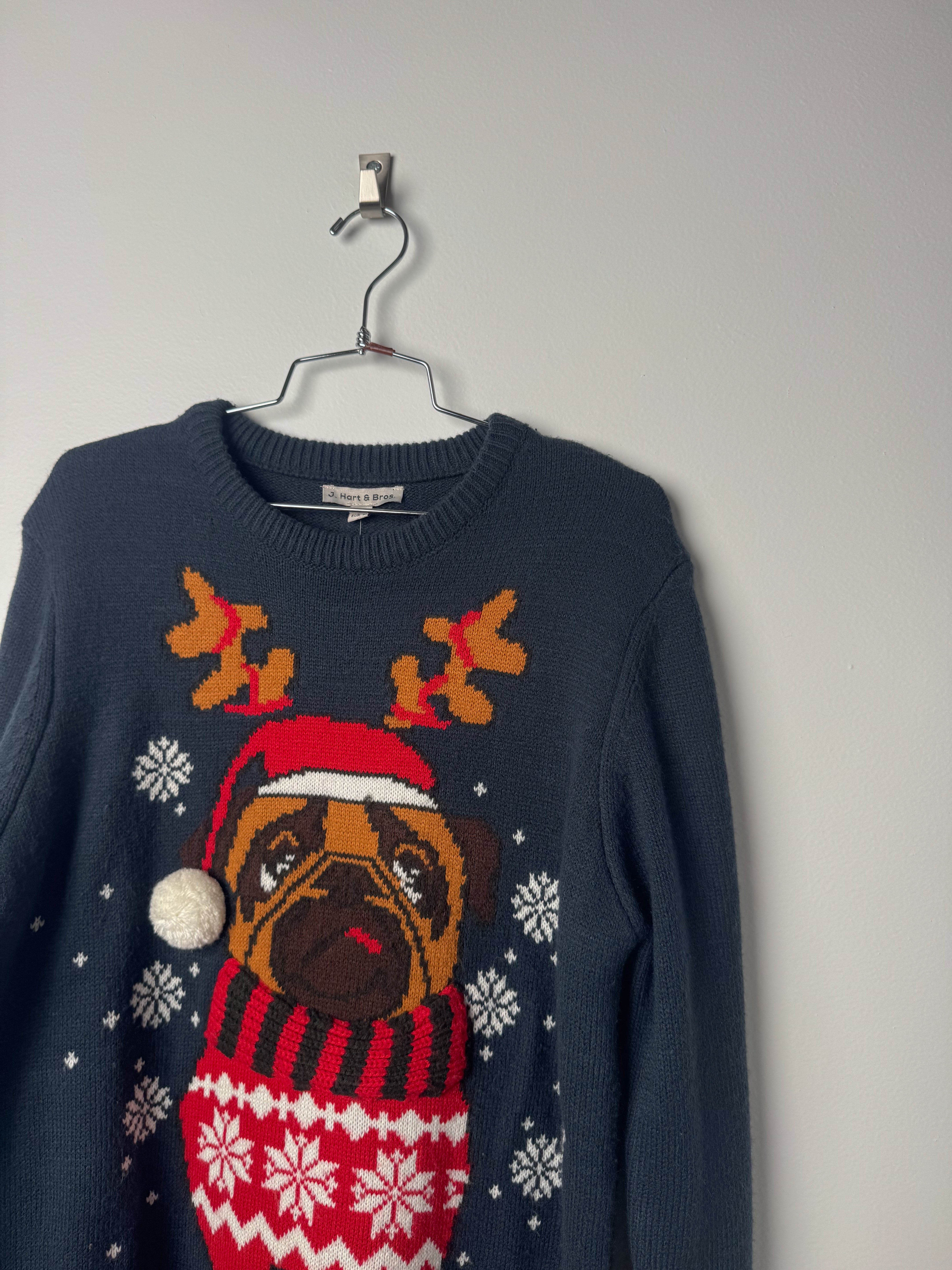 סריג כריסמס כלב (M)