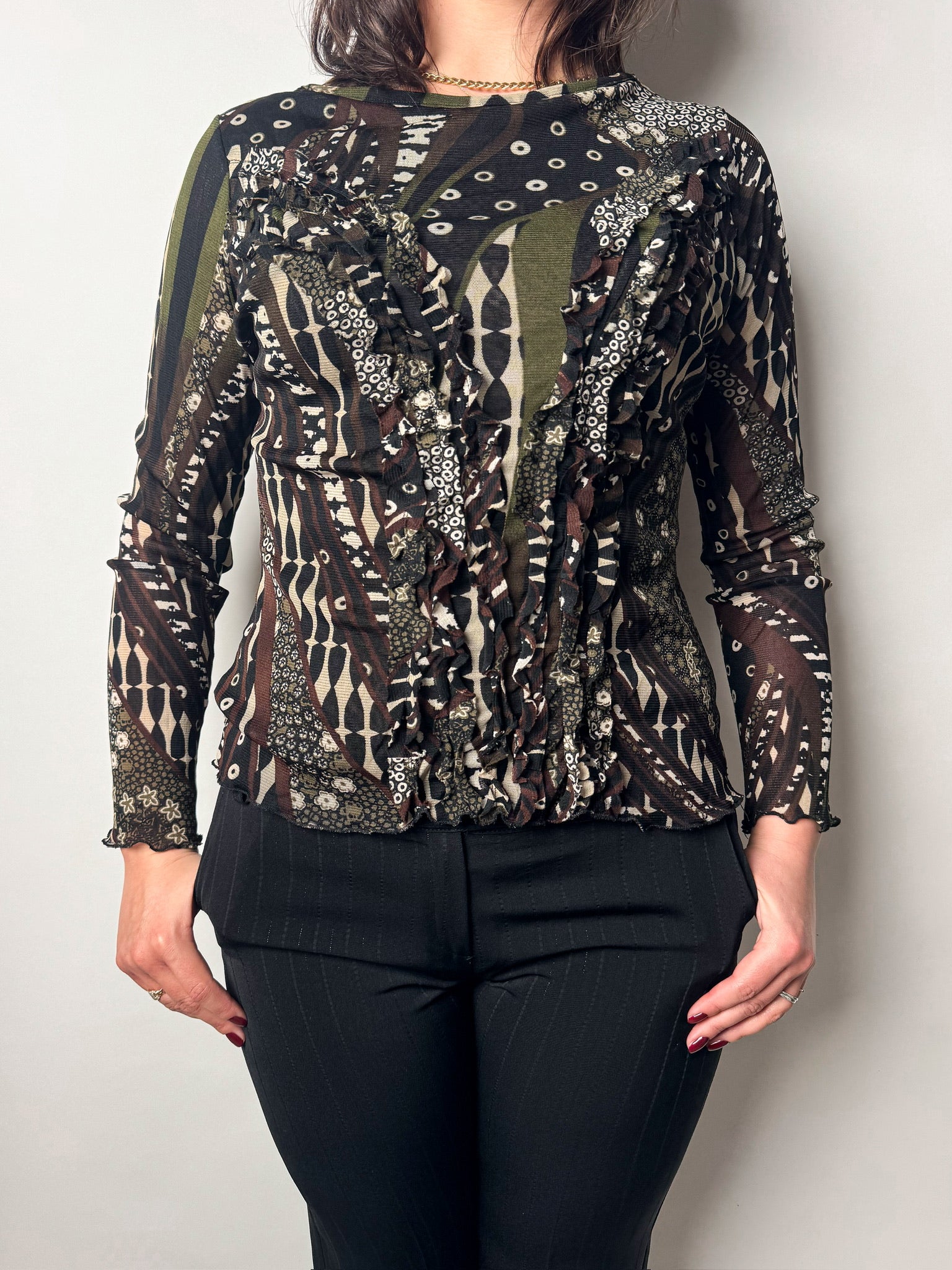 חולצת מש בהדפס (M)