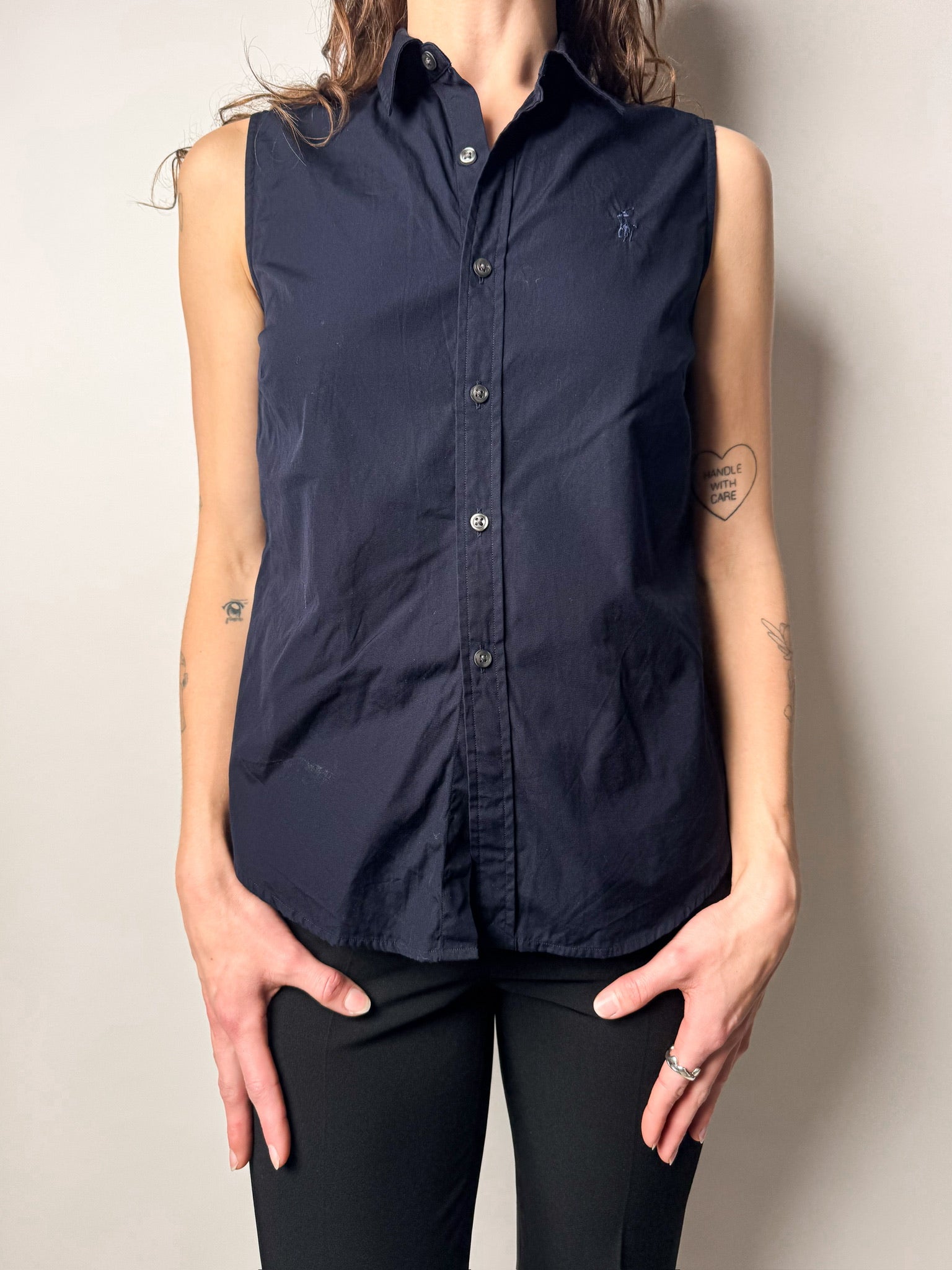 גופיית מכופתרת Ralph Lauren sport (S)