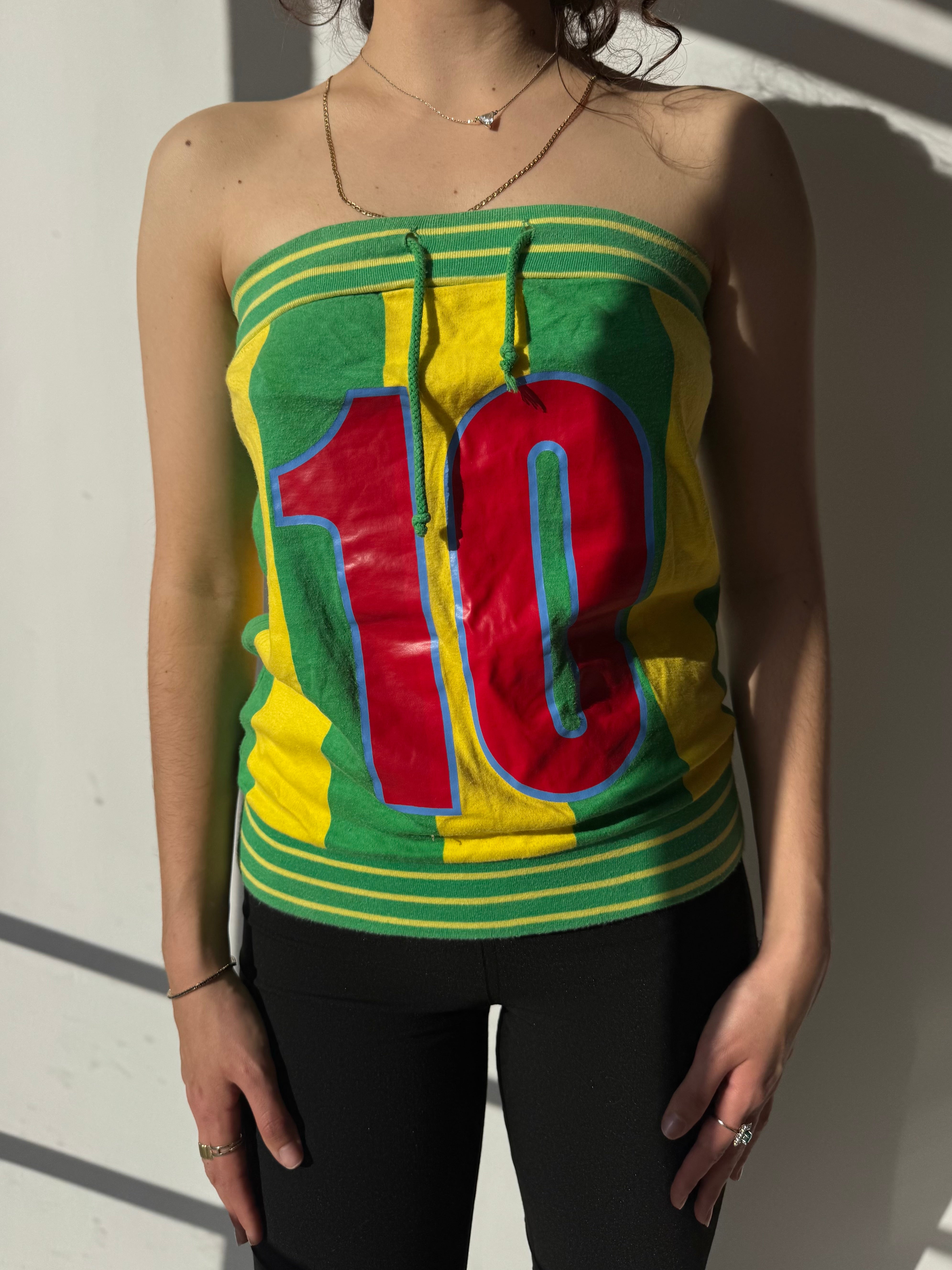 גופיית סטרפלס ספורטיבית (S-M)