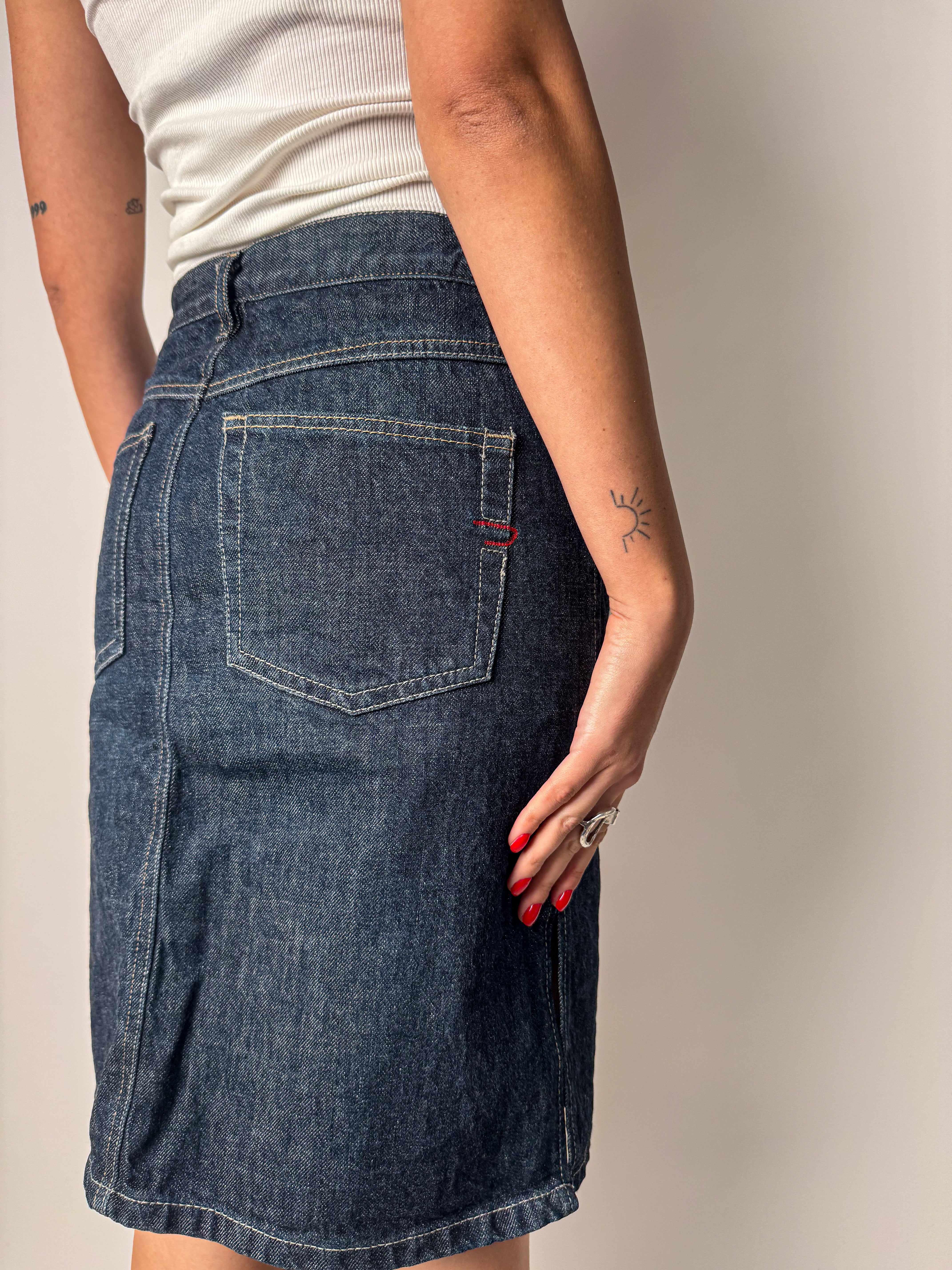 חצאית ג׳ינס מידי Diesel (34)