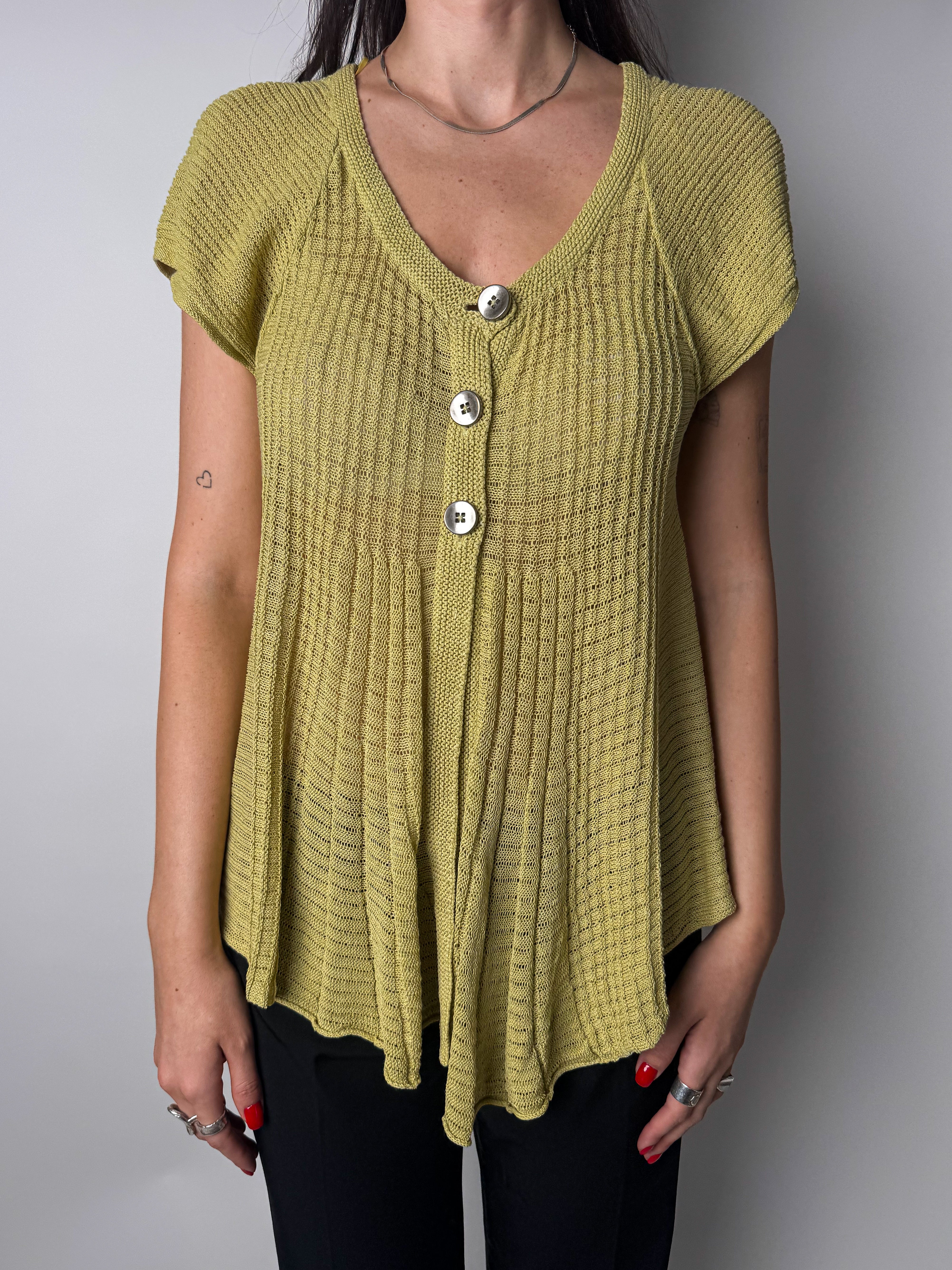 טוניקת סריג ירוקה (M)