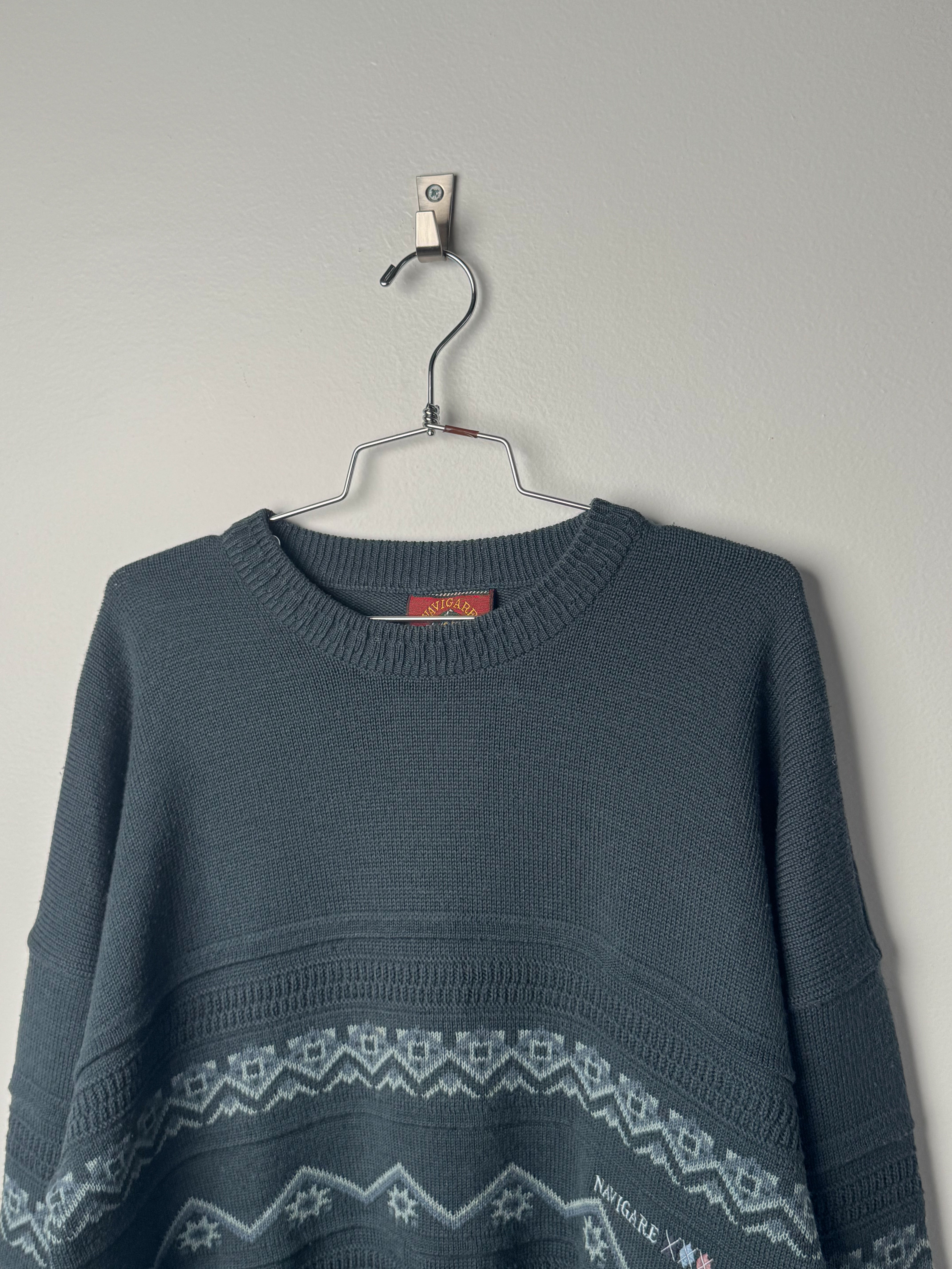 (L) סריג בהדפס גיאומטרי