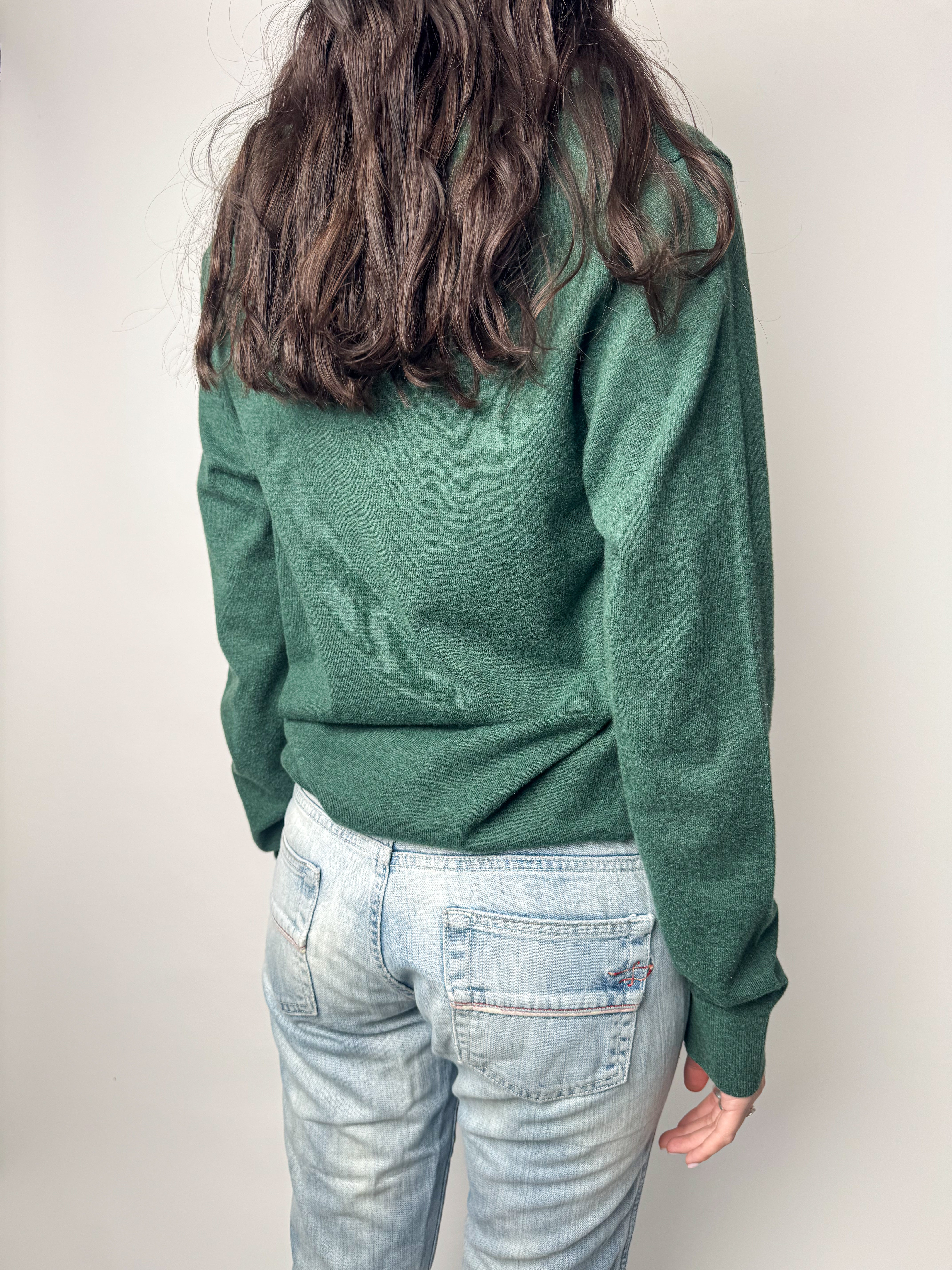 סריג ירוק Tommy Hilfiger (S)