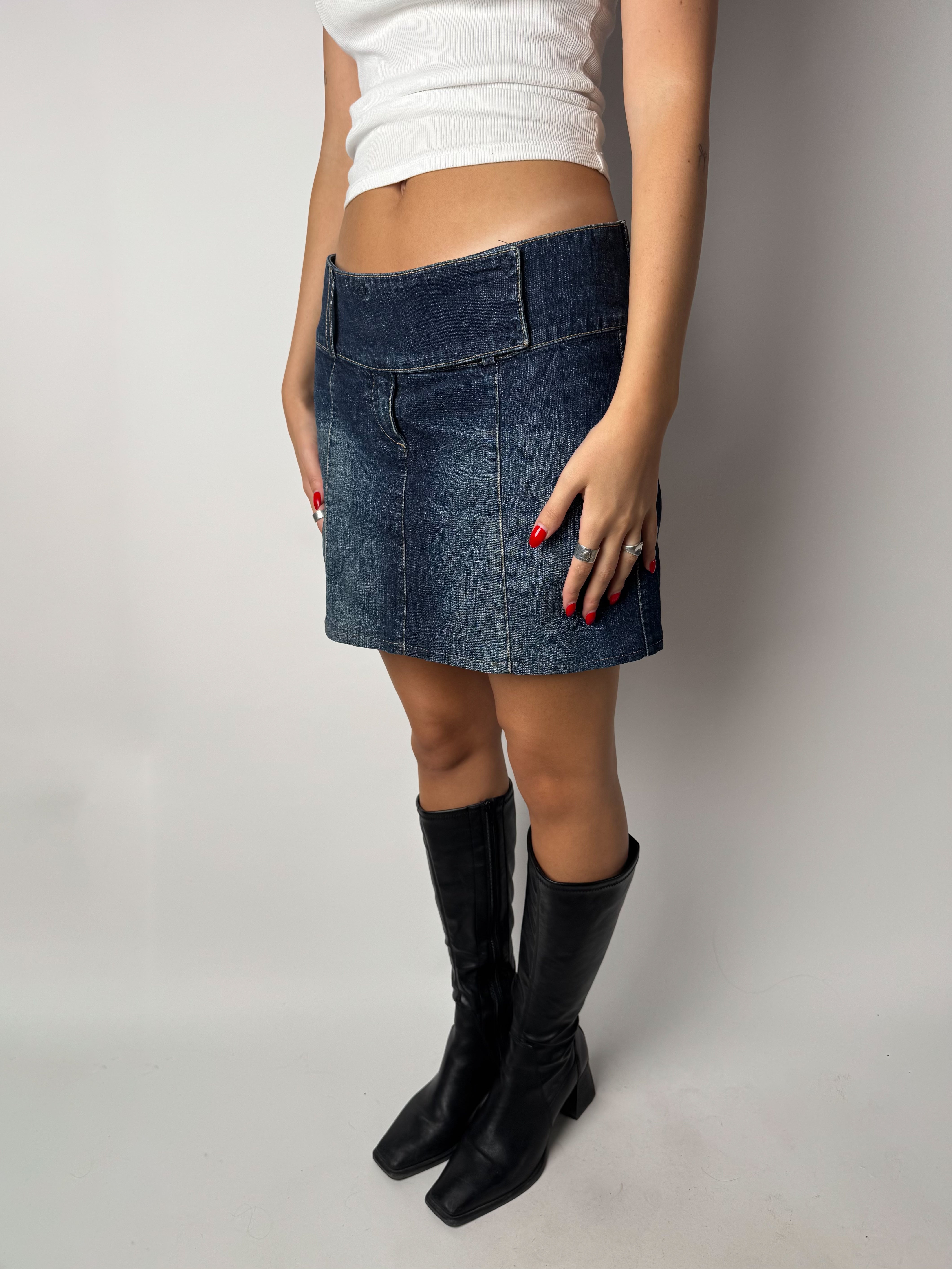 חצאית ג׳ינס מיני GAS (36)