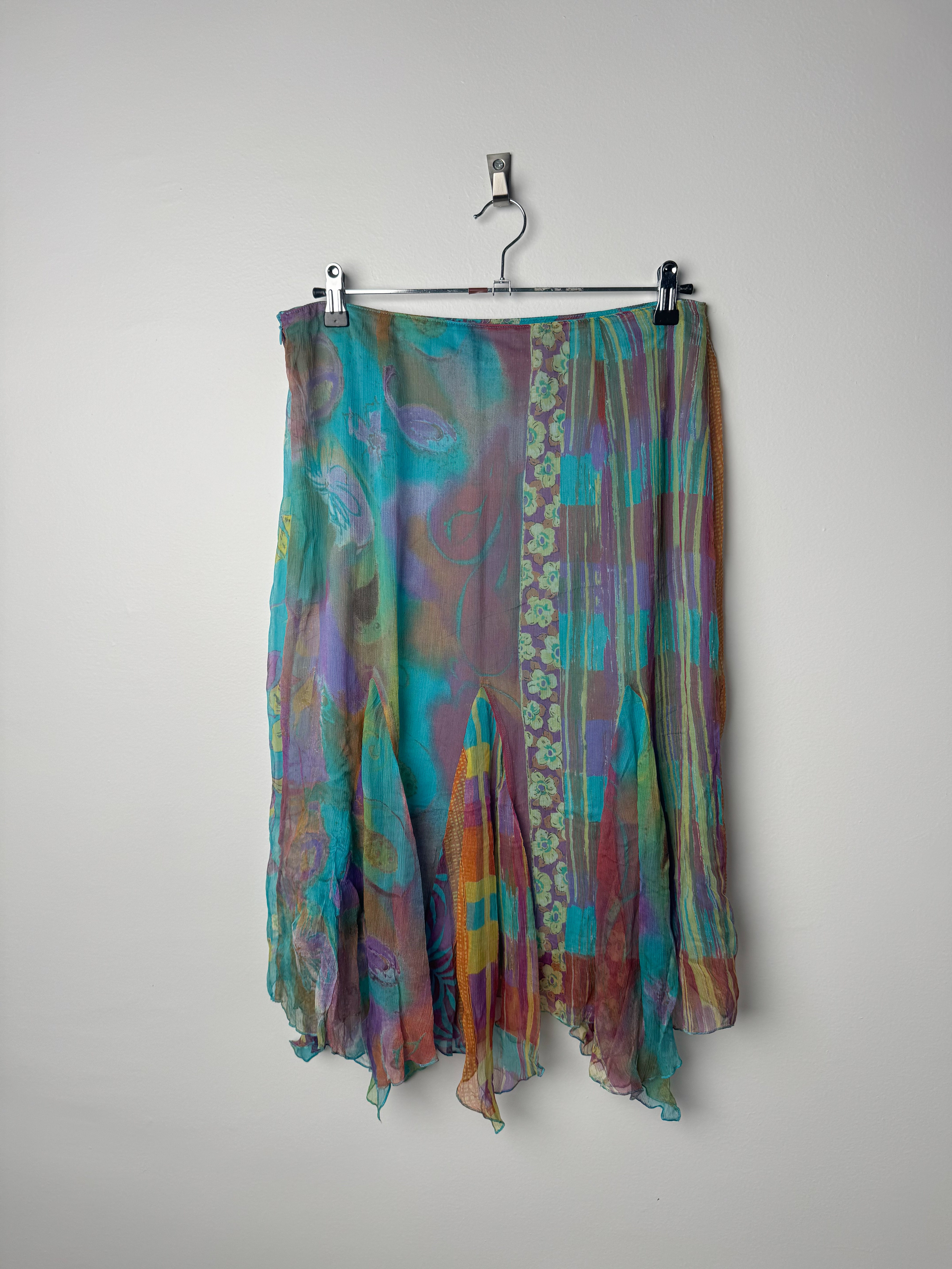 חצאית משי פרחונית (40)