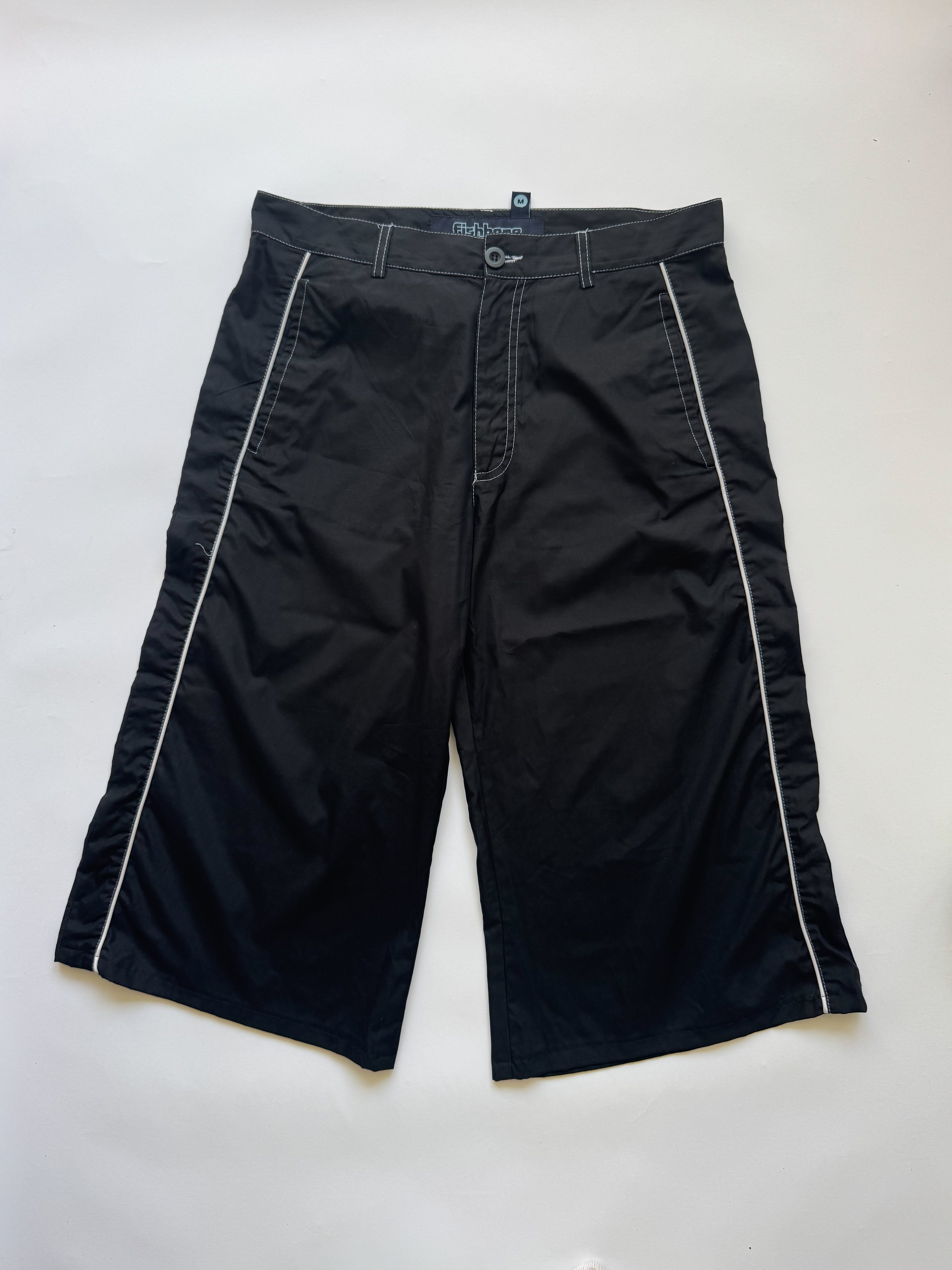 מכנסי קפרי בגזרה רחבה (S)