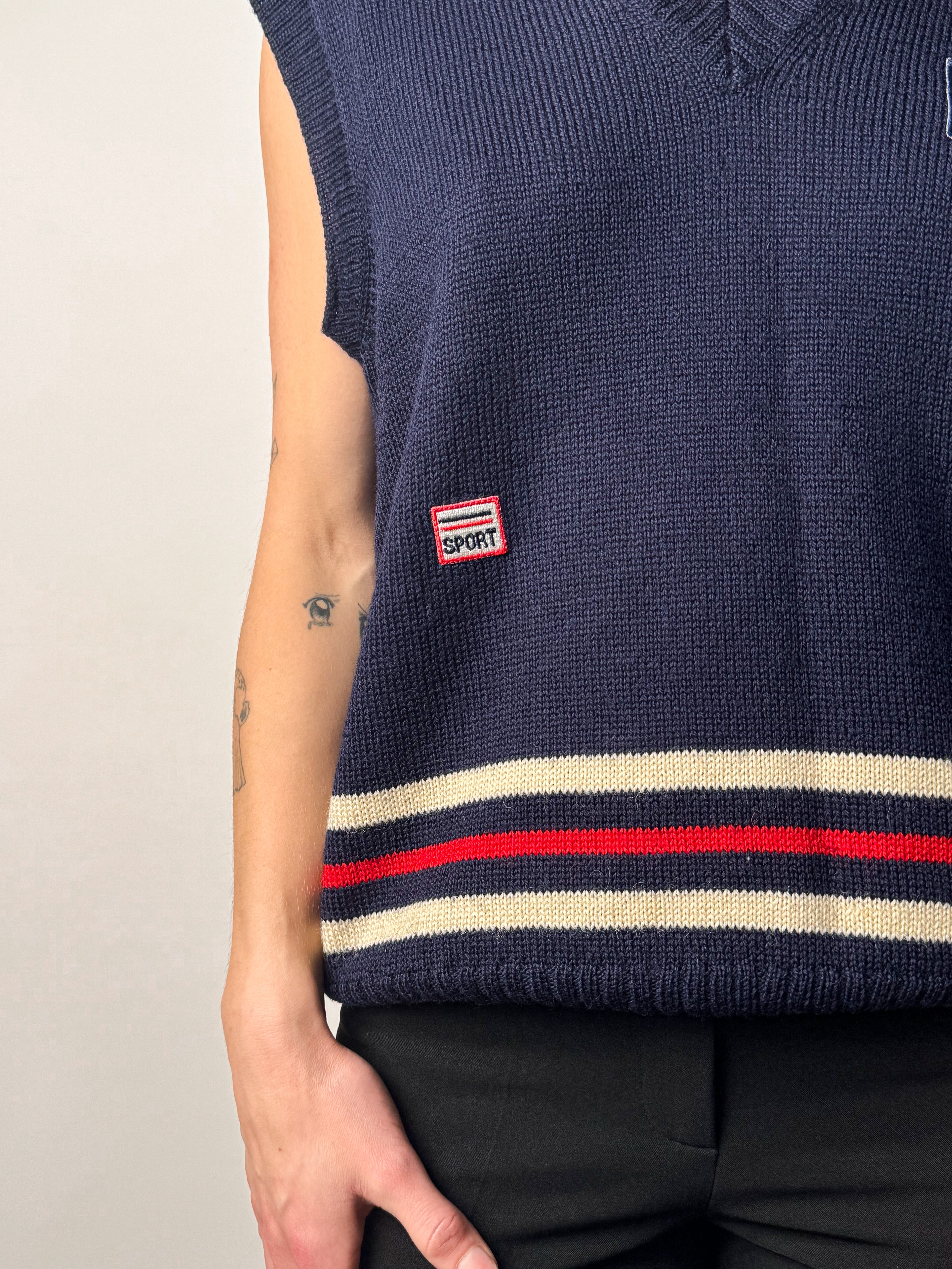 וסט צמר סרוג Fila (M)