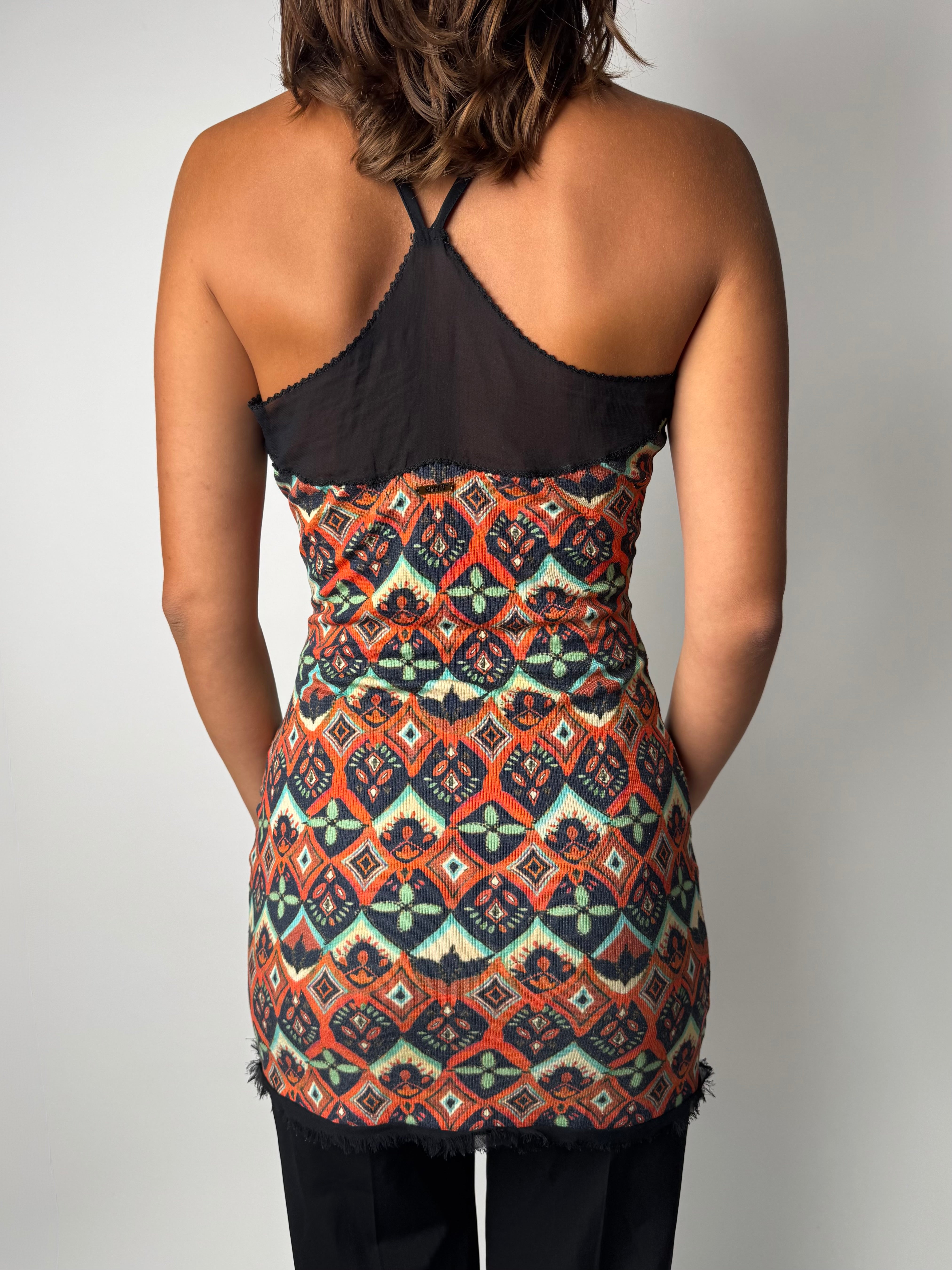 טוניקה בהדפס אתני (M)