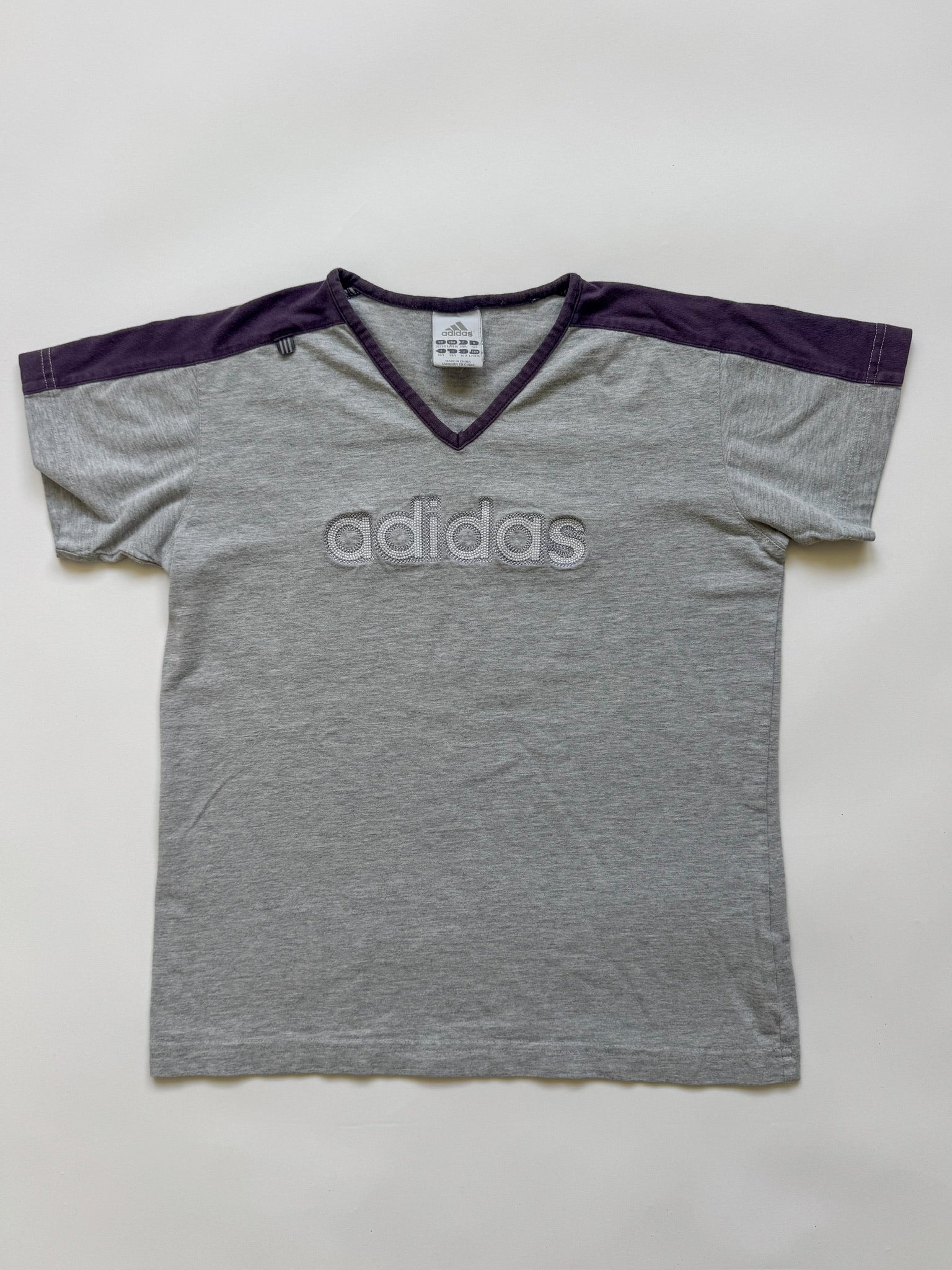 טי שירט אפורה Adidas (XS)