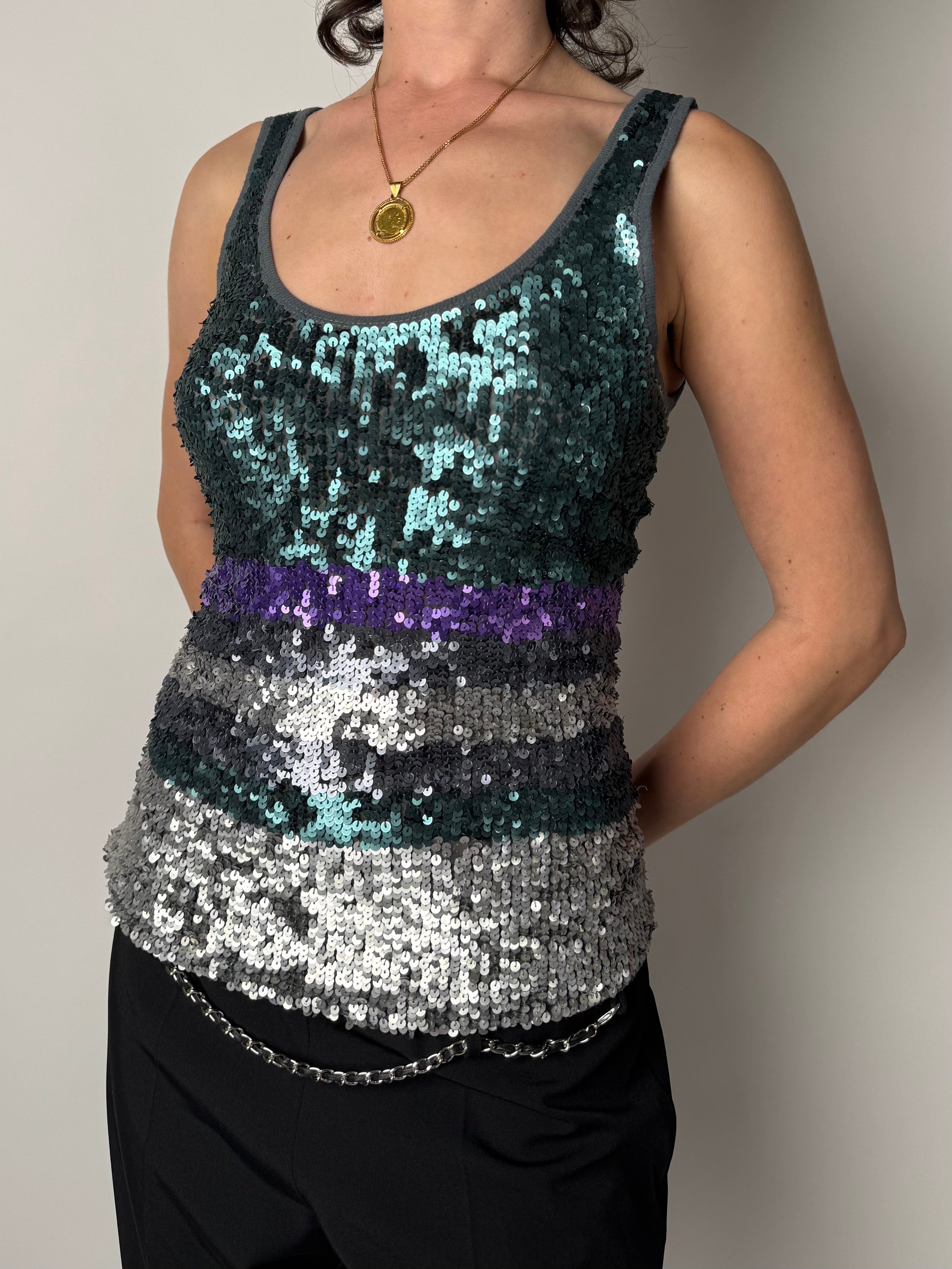 גופיית פייטים Max&Co (S-M)