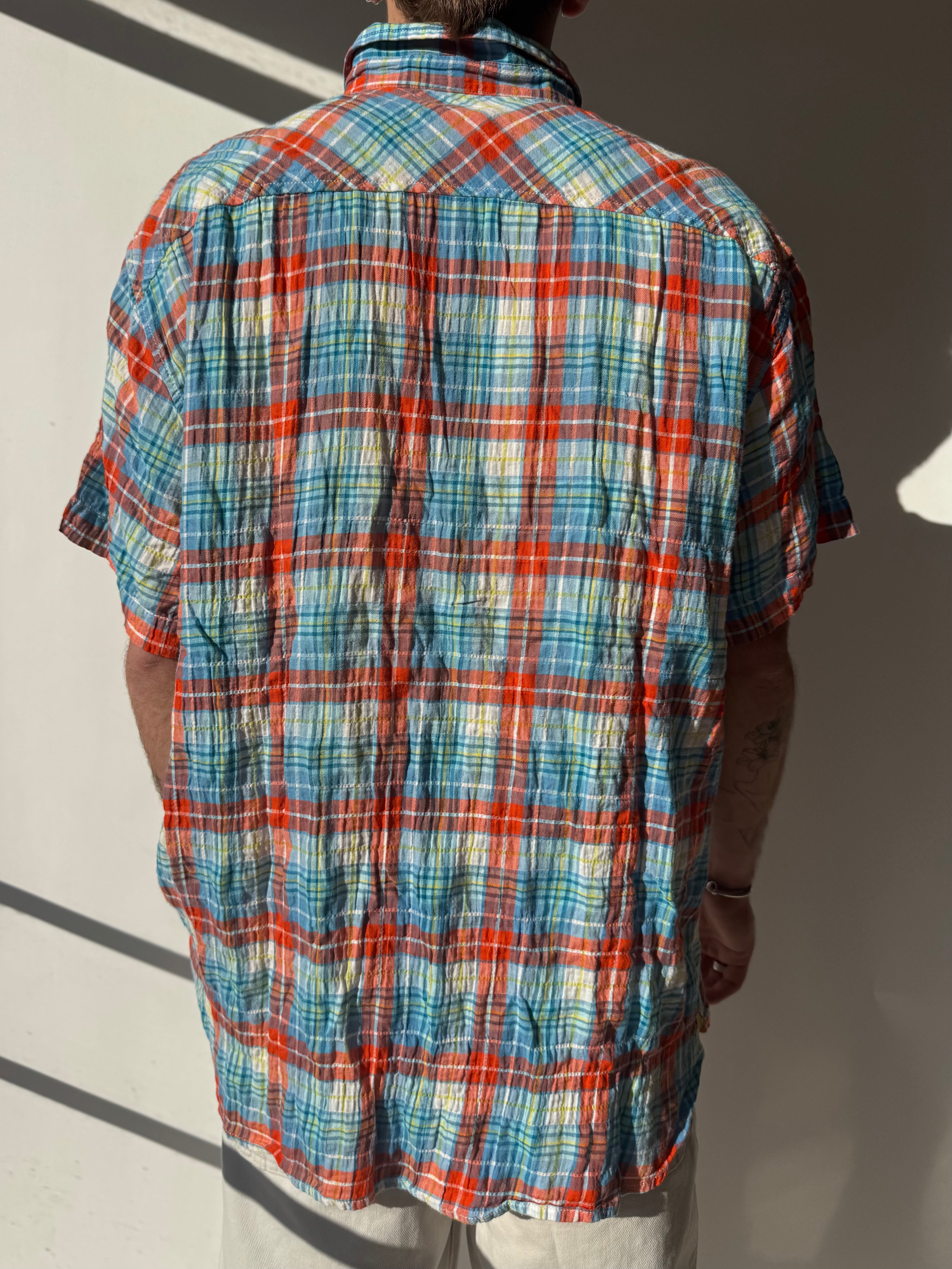 חולצה מכופתרת משבצות Napapijri (XXL)