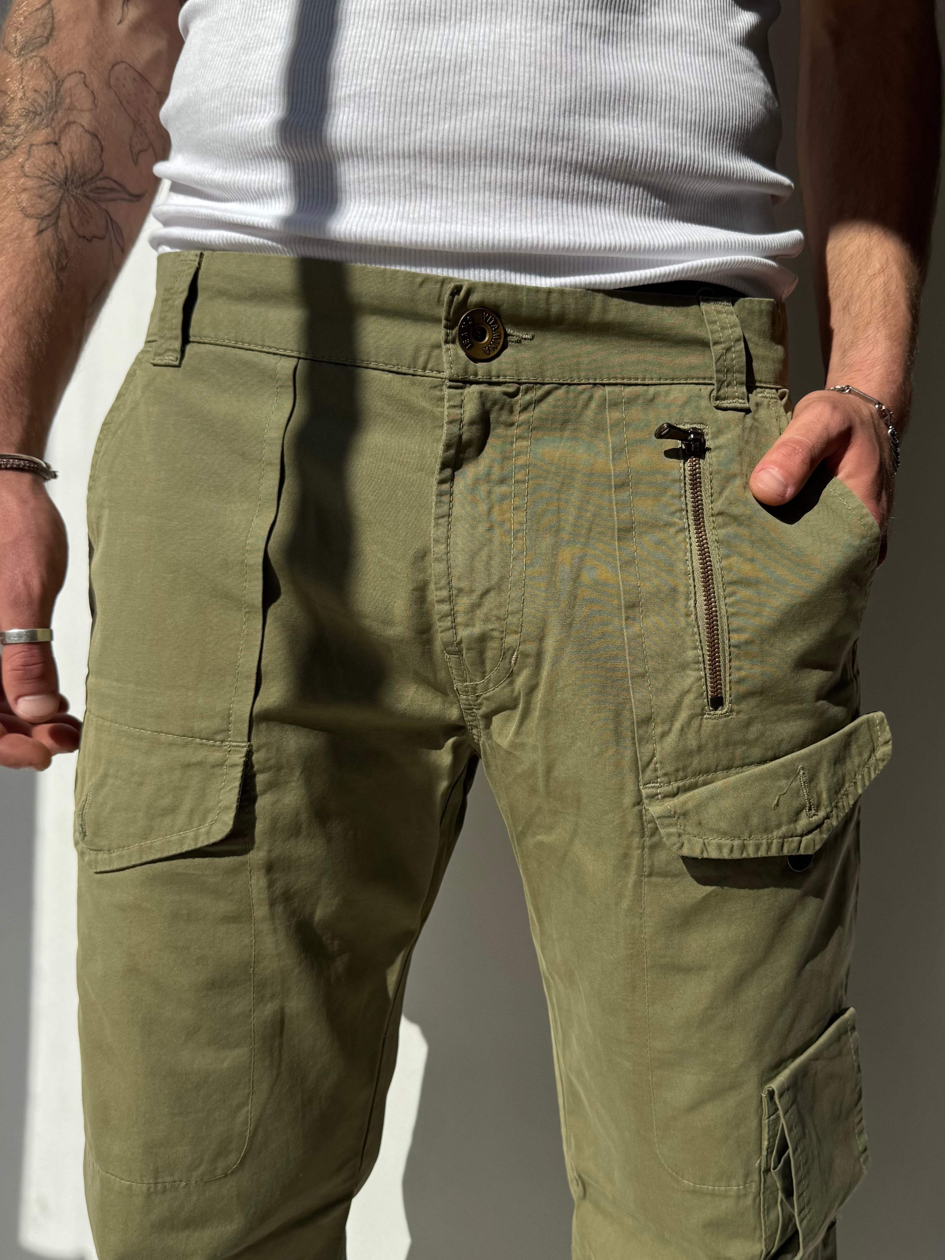 מכנסי דגמ״ח ירוקים (42)