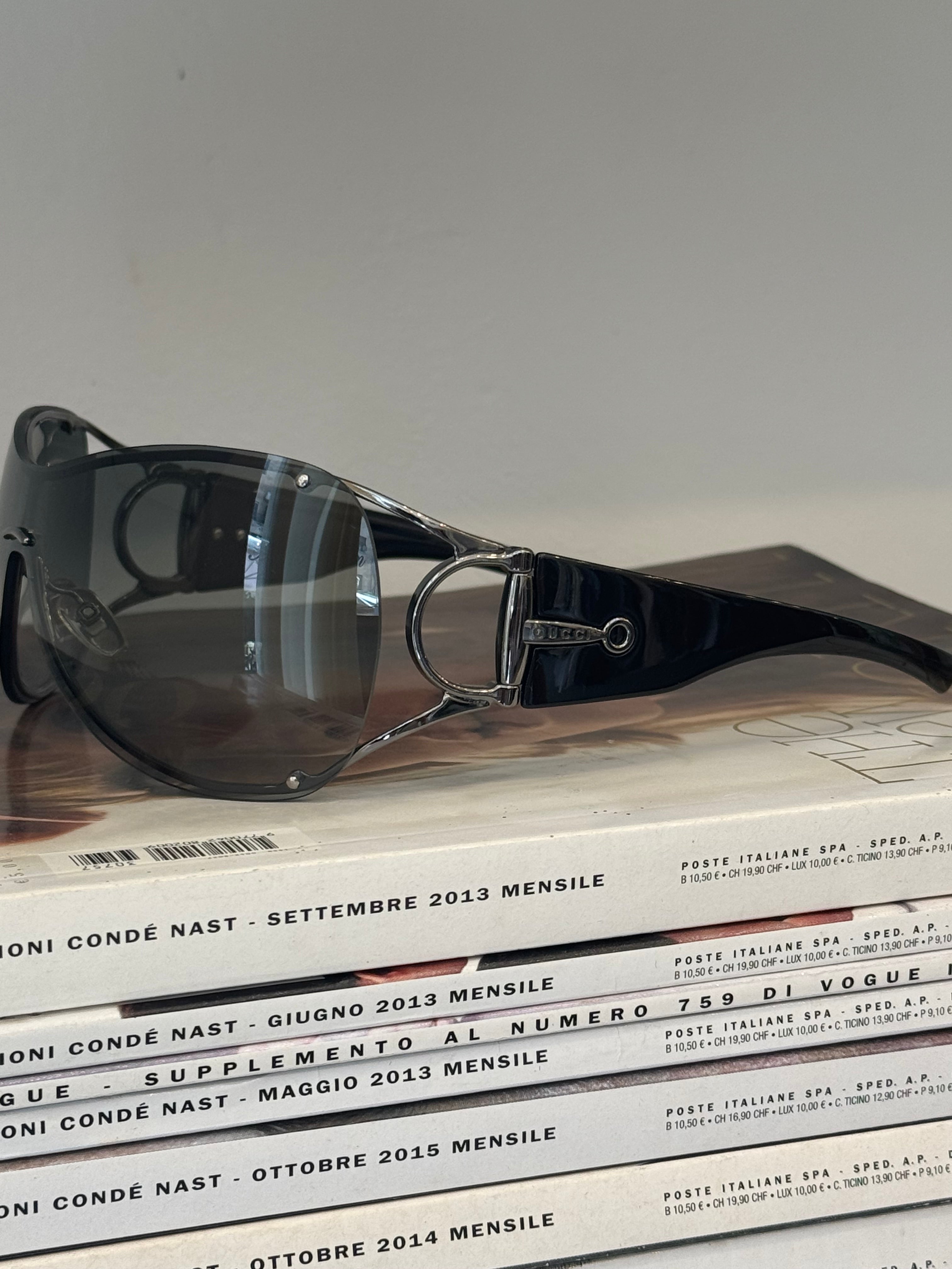 משקפי שמש Gucci Horsebit Shield