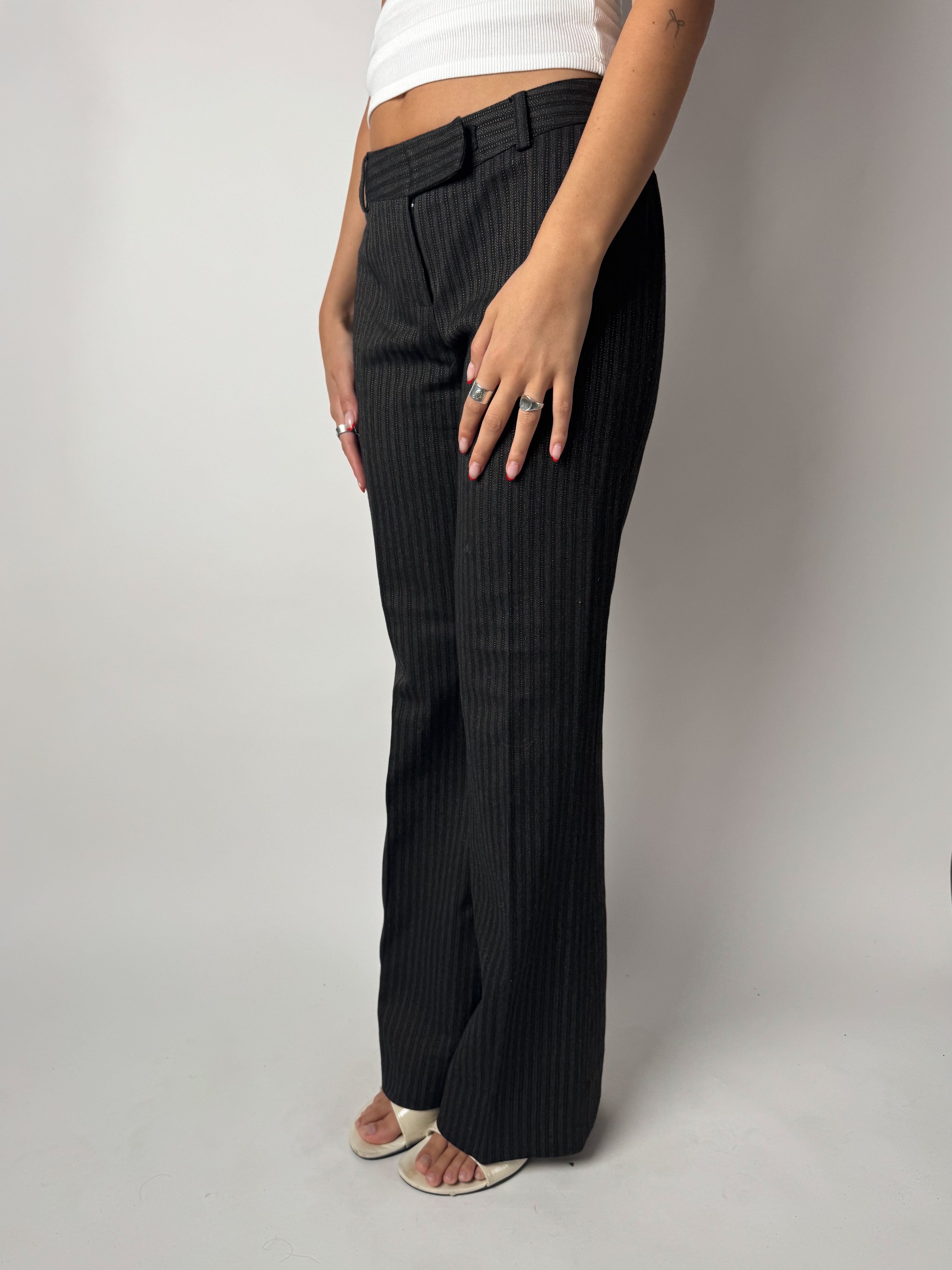 מכנסיים מחויטים פסים (34-36)