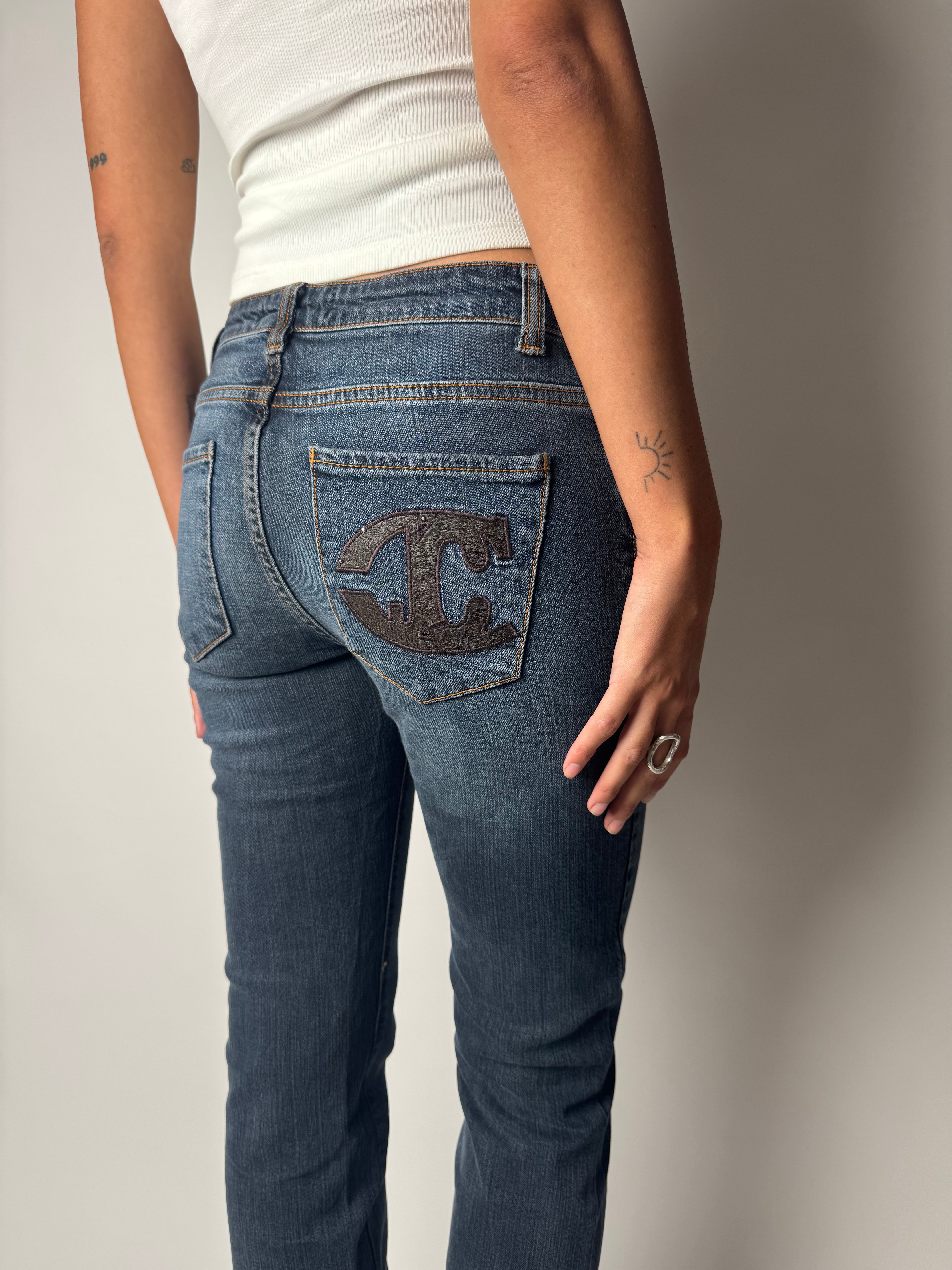 ג׳ינס כהה Cavalli (36-38)