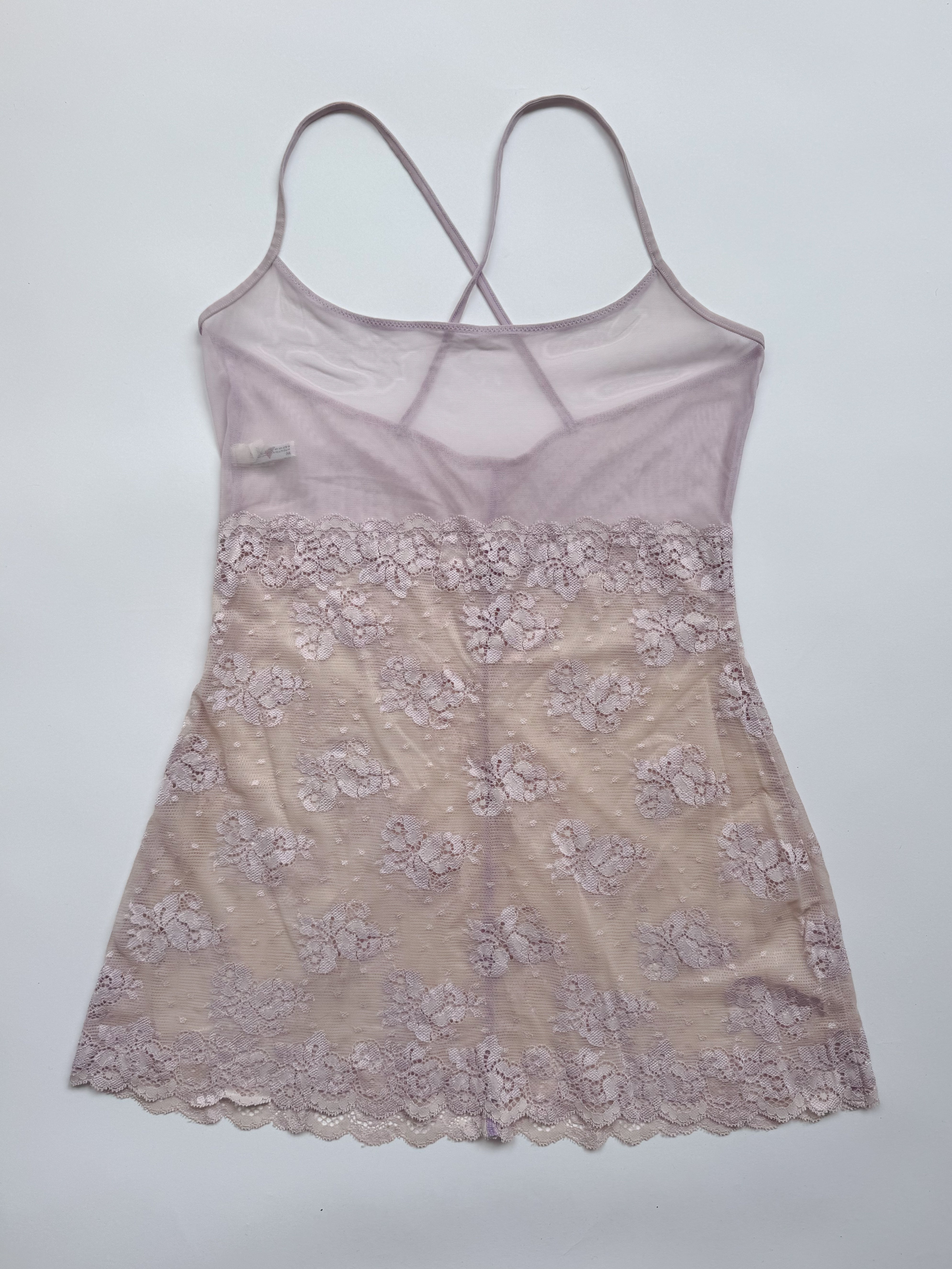 טוניקת מש ותחרה סגלגלה (M)