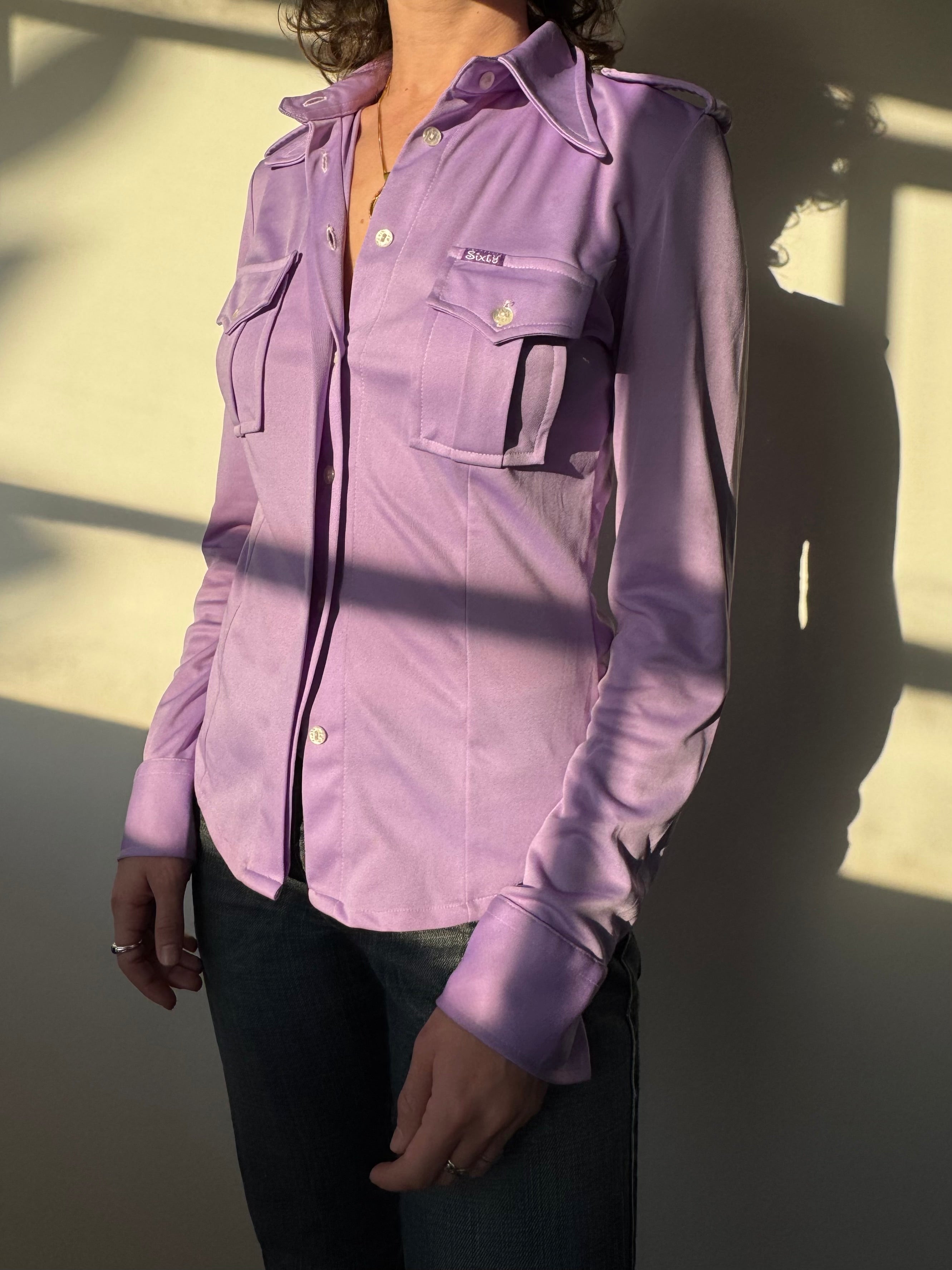 חולצה מכופתרת עם כיסים Miss Sixty (S)