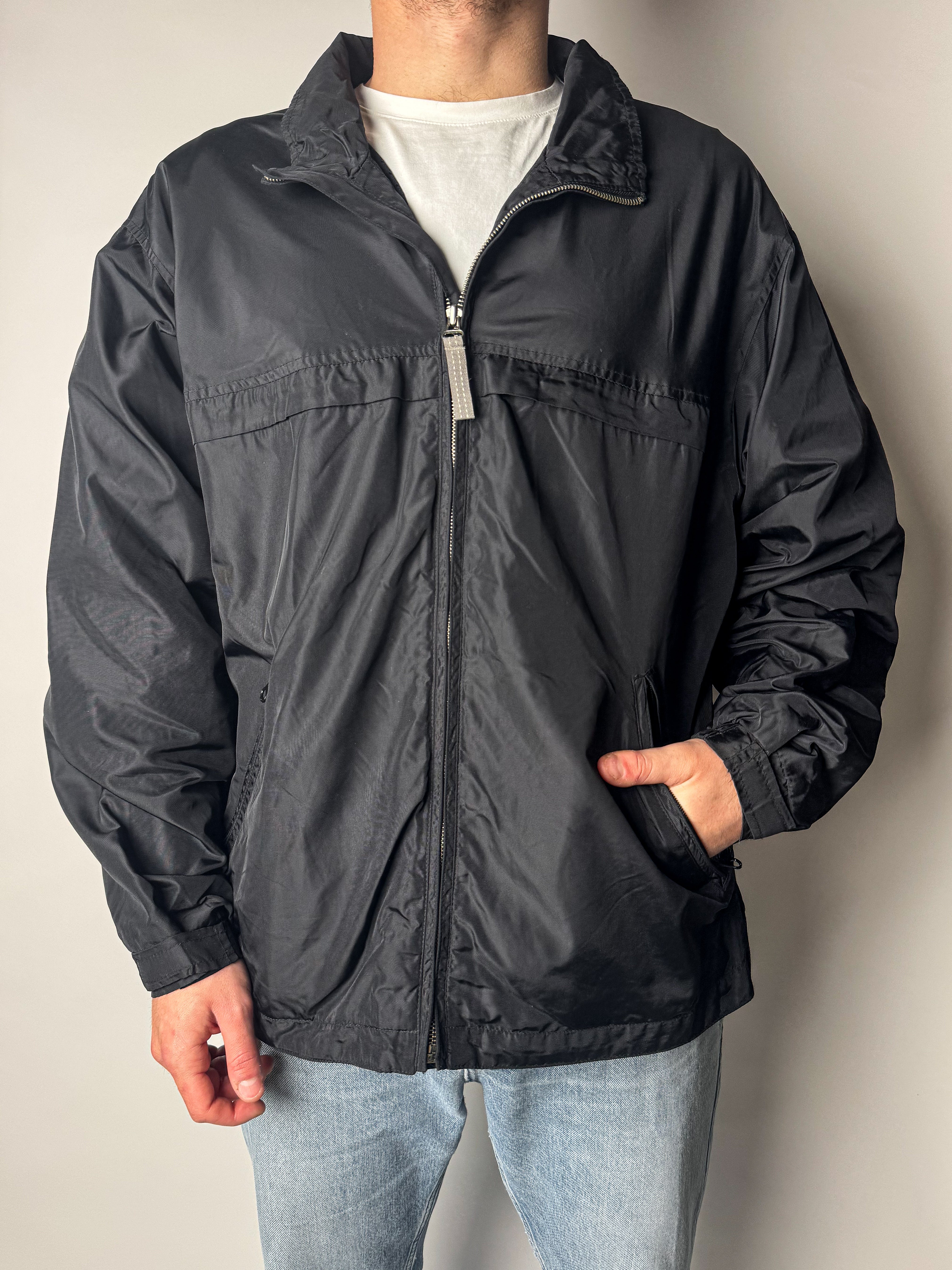 מעיל רוח שחור (XL)