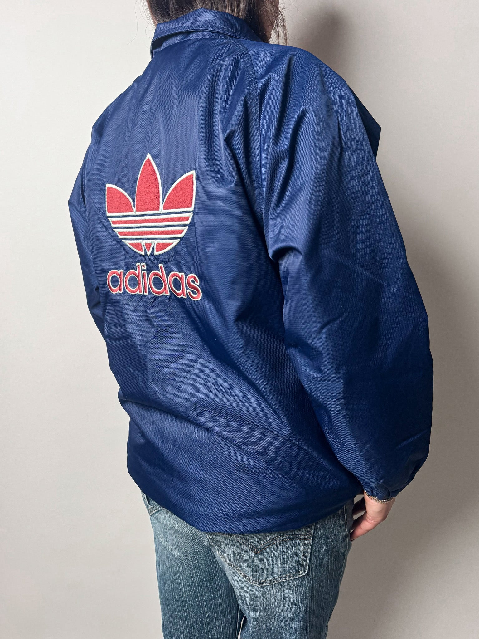 מעיל כחול Adidas (L)