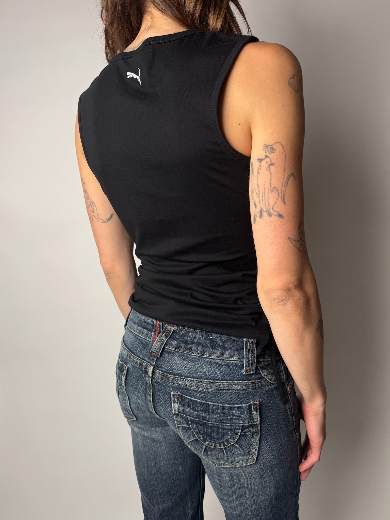 גופייה שחורה PUMA (S)