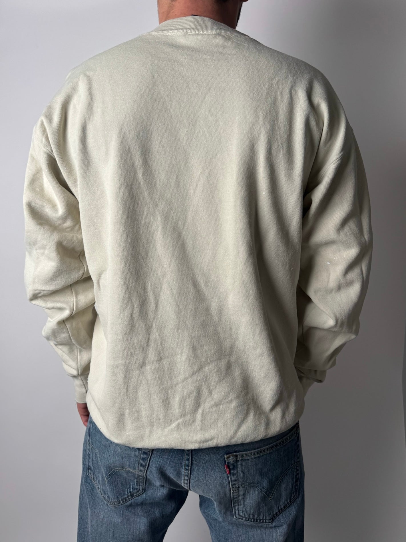 סווטשרט כותנה עם פרינט (L)