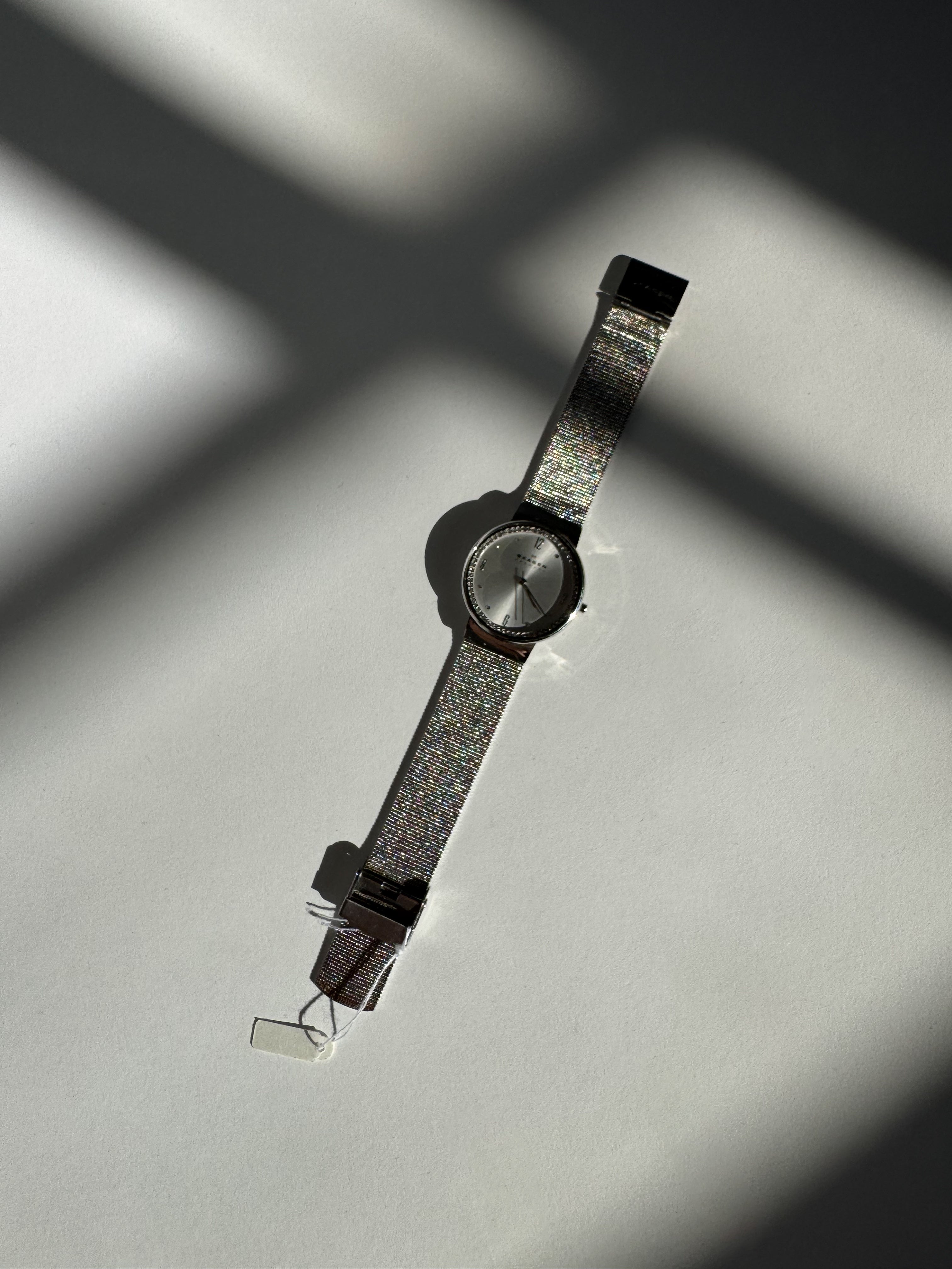 שעון וינטג׳ כסוף Skagen