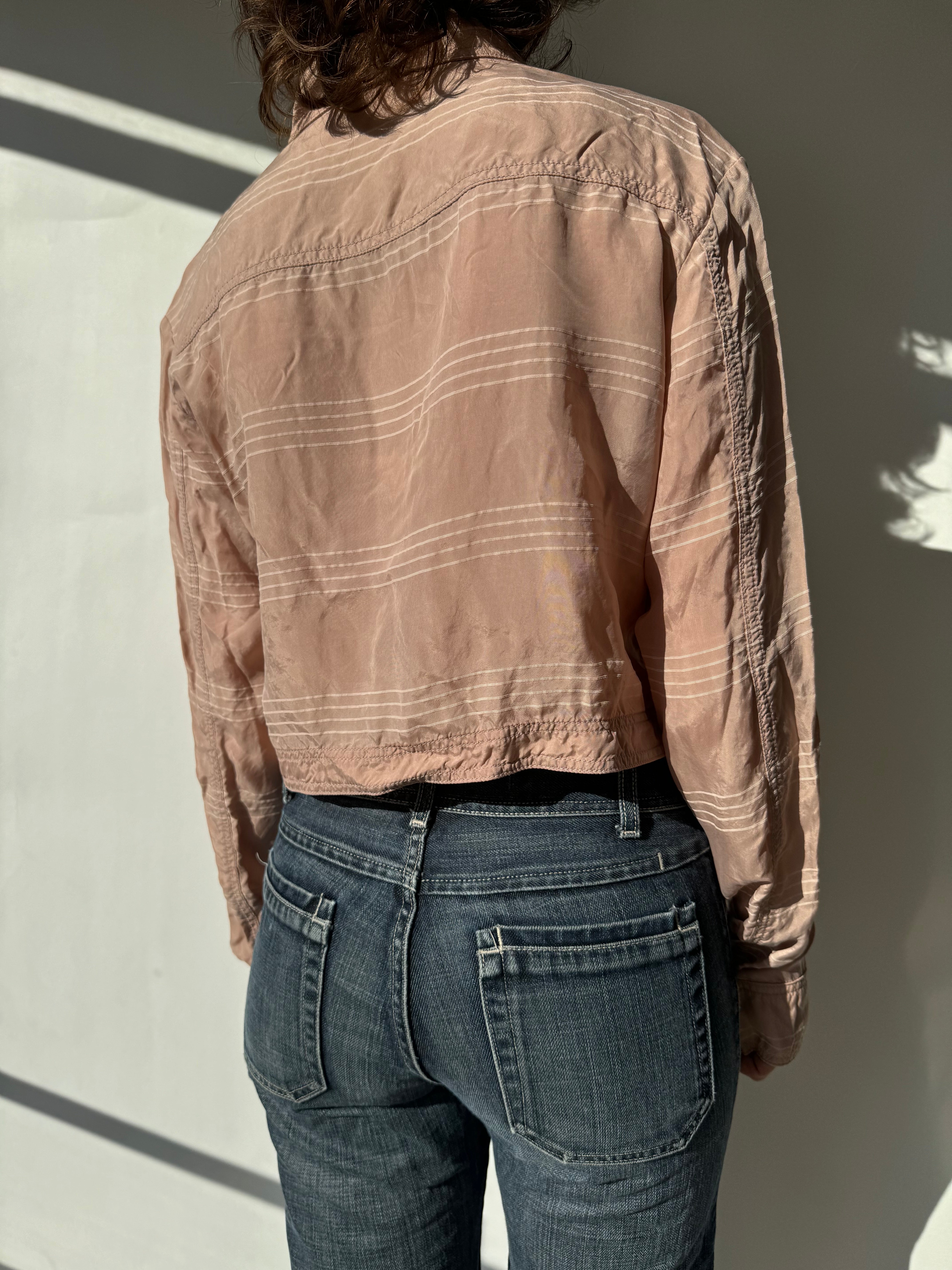 חולצת קרופ מכופתרת Alexander Wang (S)