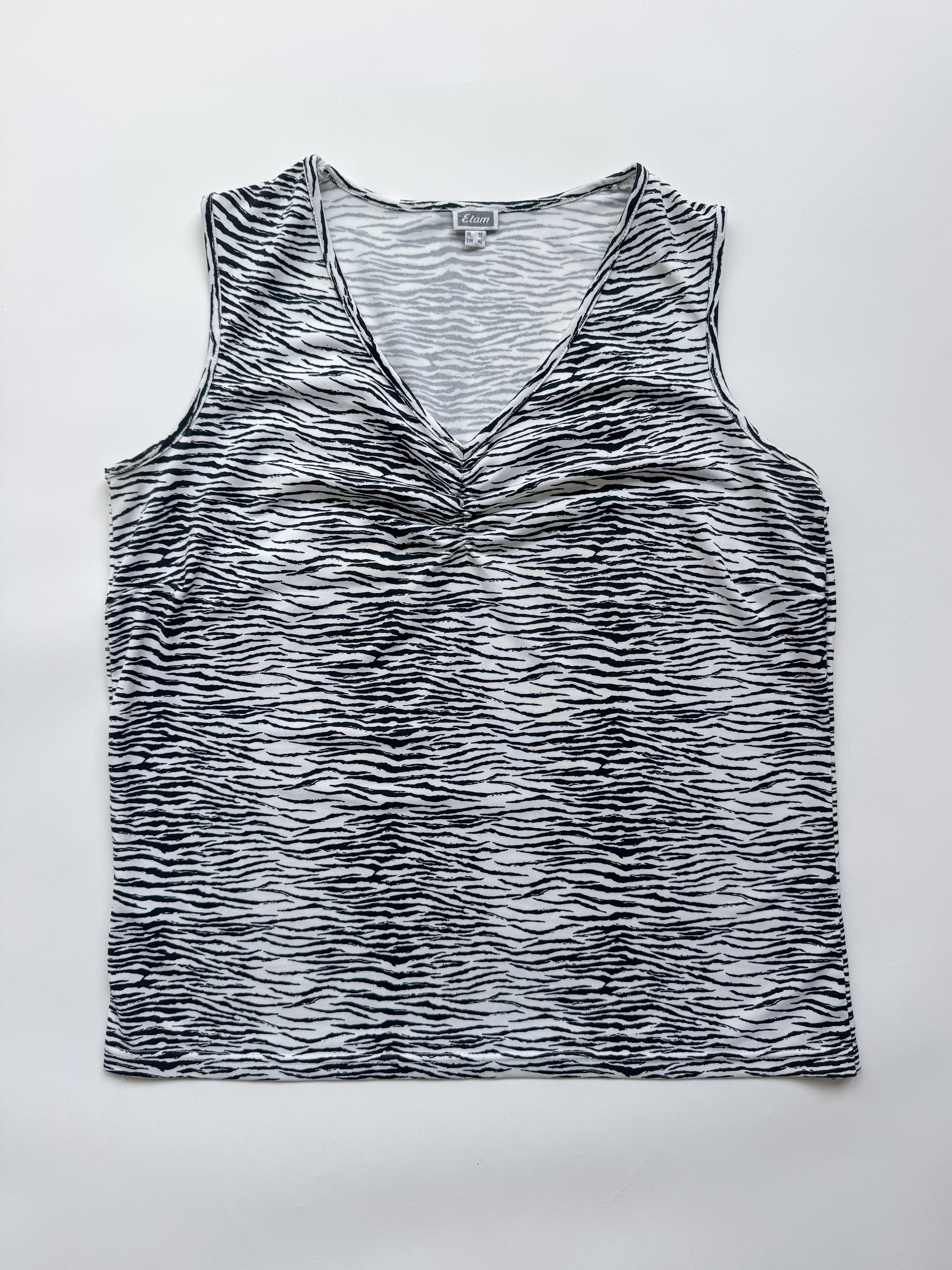 גופיה בהדפס זברה Etam (XL)